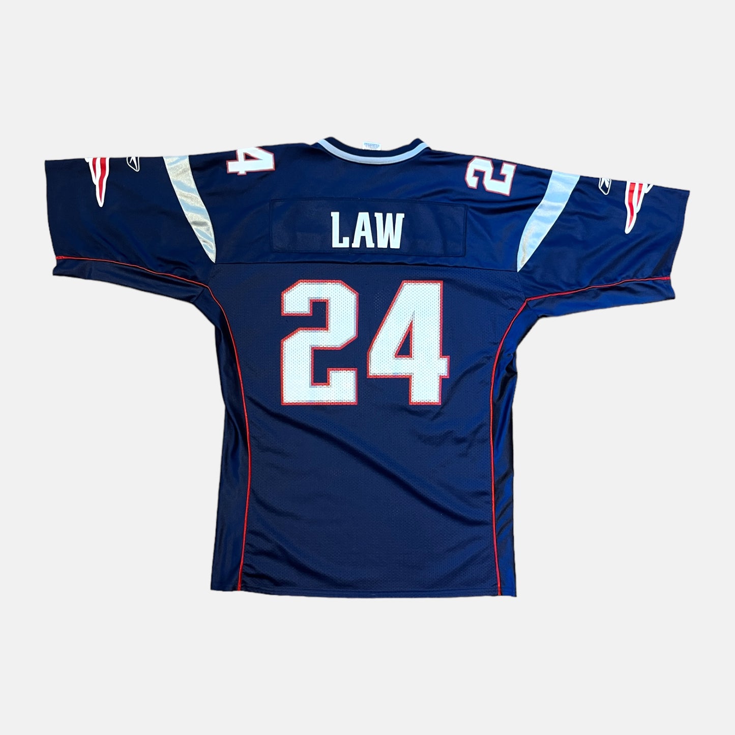 New England Patriots - Ty Law - Größe L - Reebok - NFL Trikot