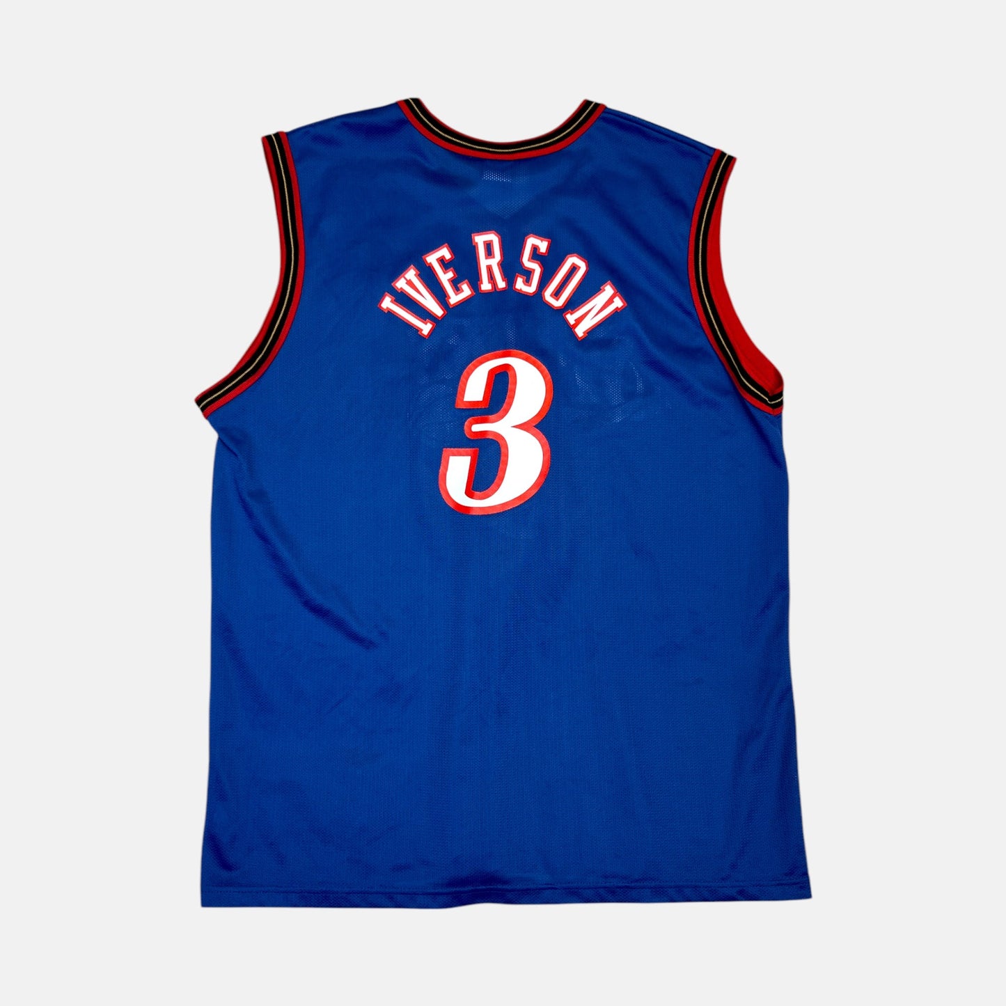 Philadelphia 76ers - Allen Iverson - Größe 44 / L - Champion - NBA Trikot