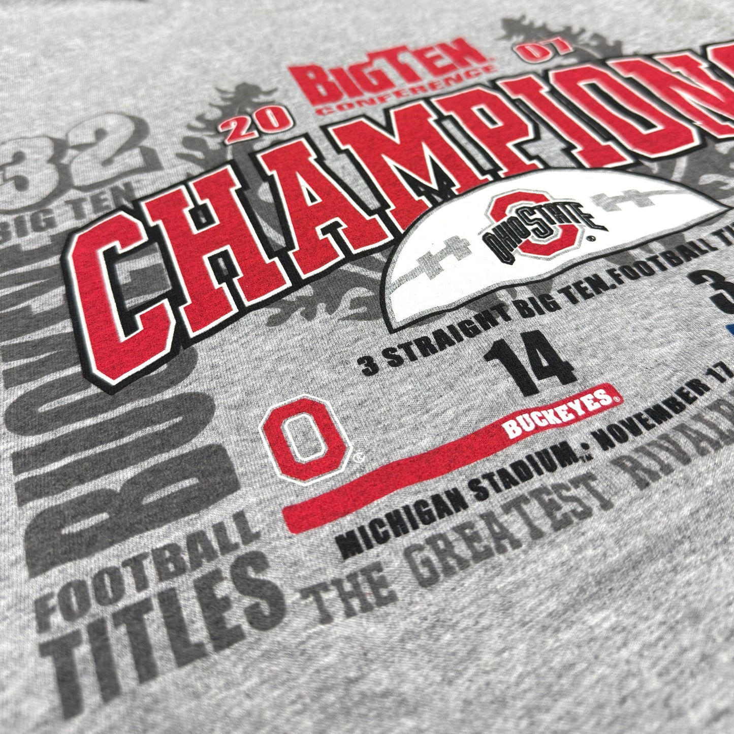 Ohio State Buckeyes - 2007 Big Ten Champions - Größe XL - NCAA Longsleeve