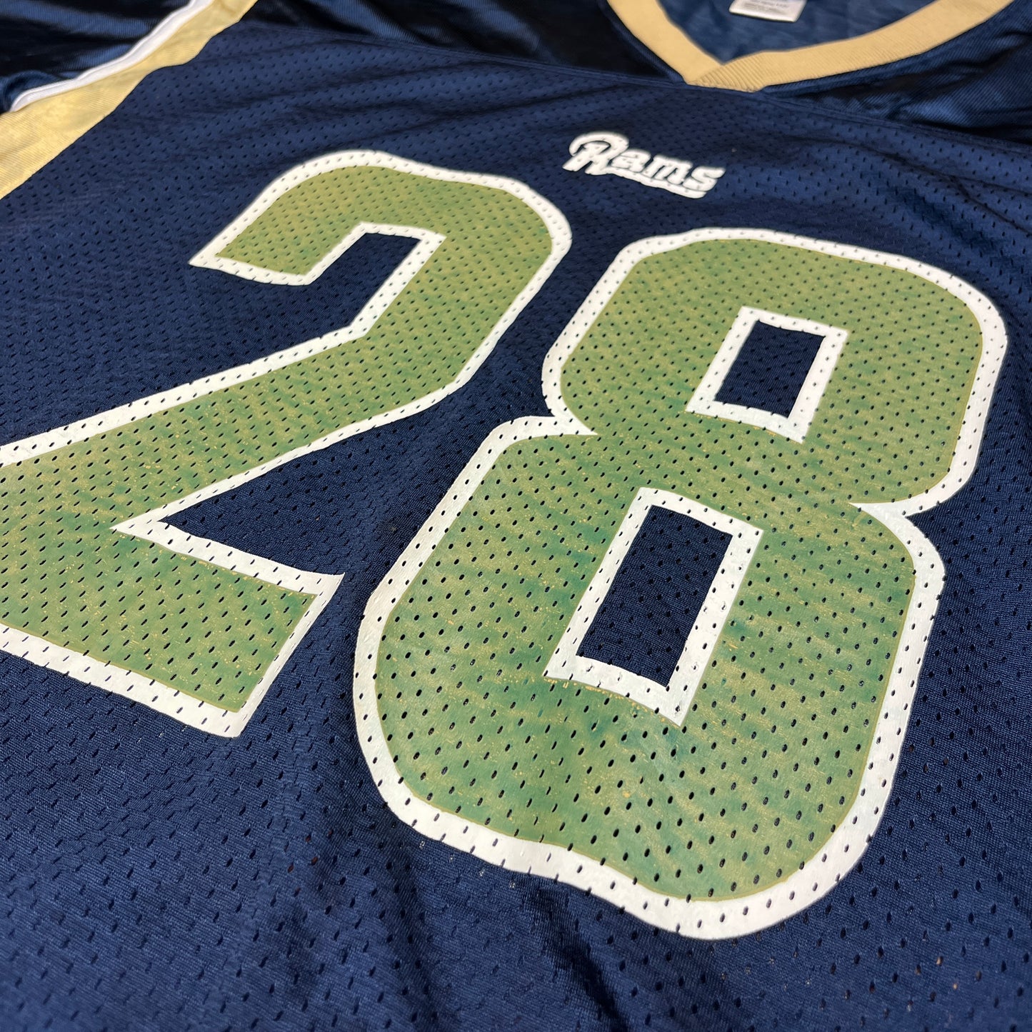 St. Louis Rams - Marshall Faulk - Größe XL - Reebok - NFL Trikot