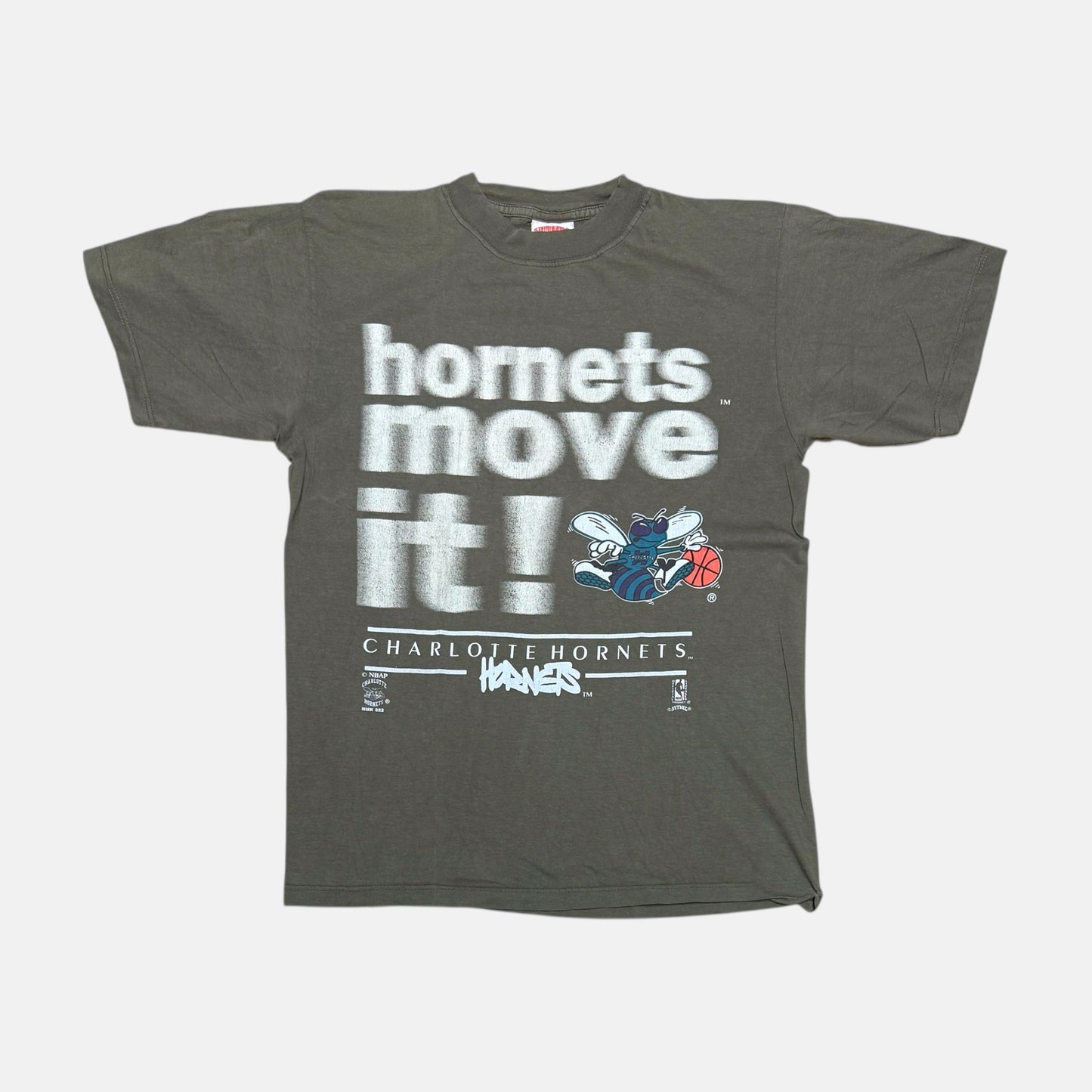 Charlotte Hornets Shirt - Move it - Größe M - Nutmeg Mills - NBA T-Shirt