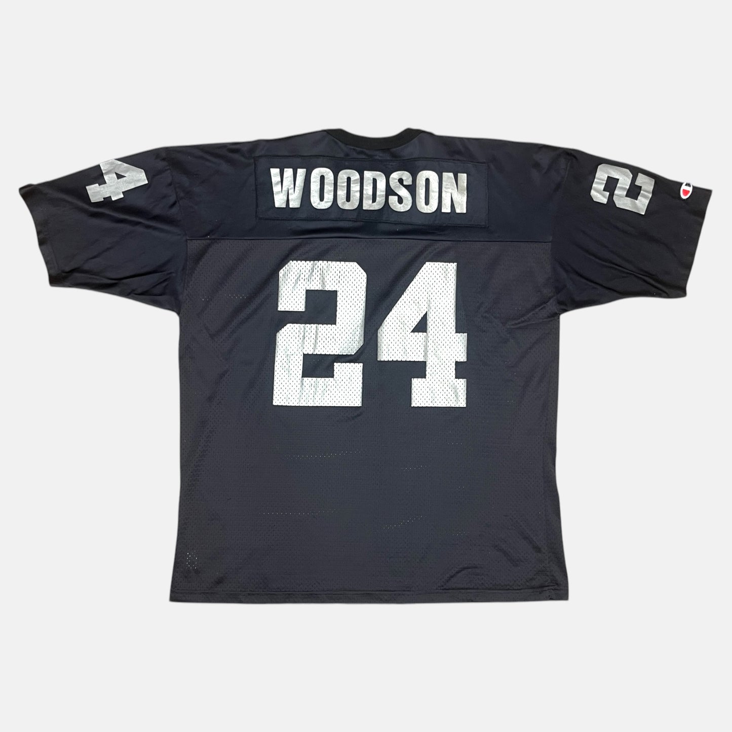 Oakland Raiders - Charles Woodson - Größe L / US44 - Champion - NFL Trikot