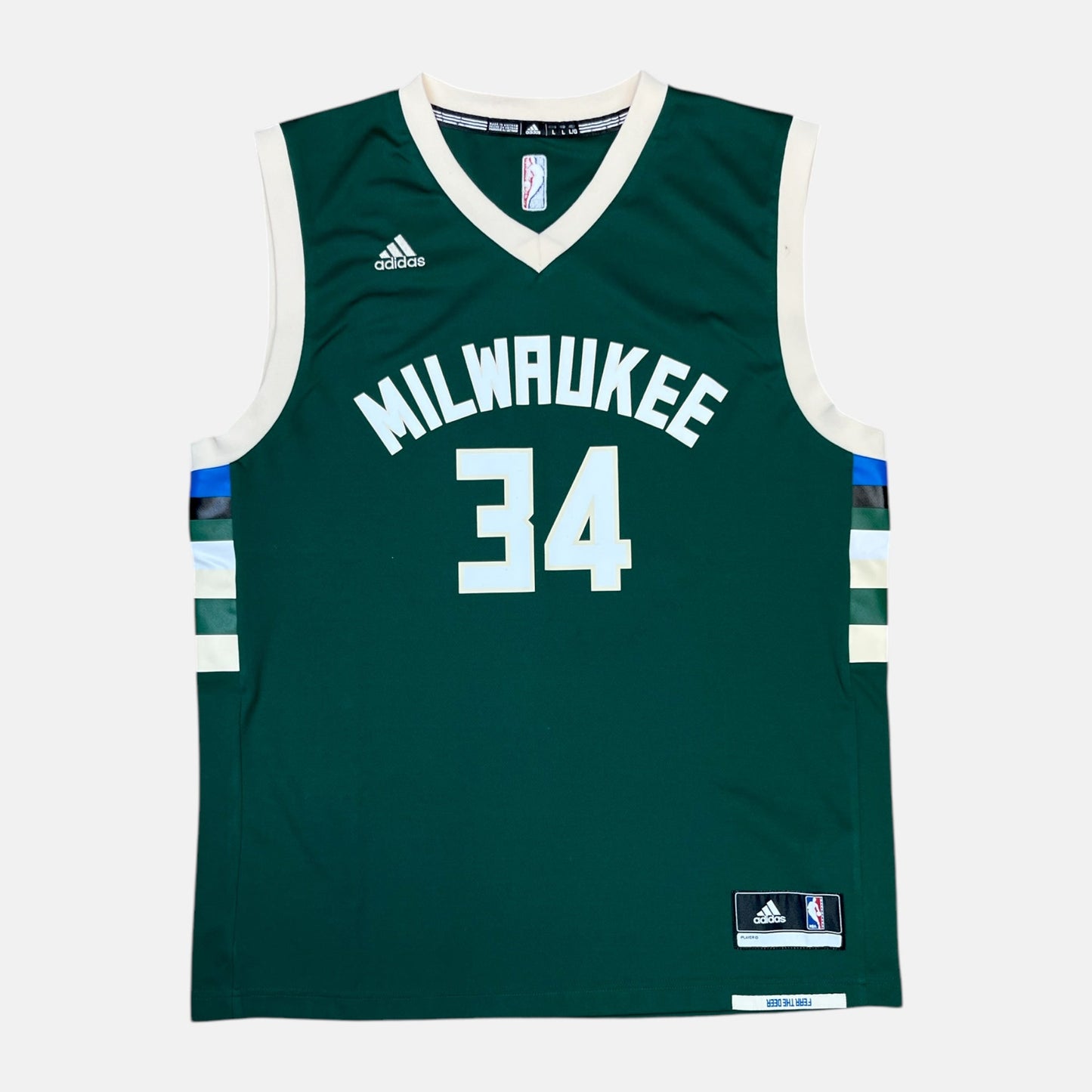 Milwaukee Bucks - Giannis Antetokounmpo - Größe L - Adidas - NBA Trikot