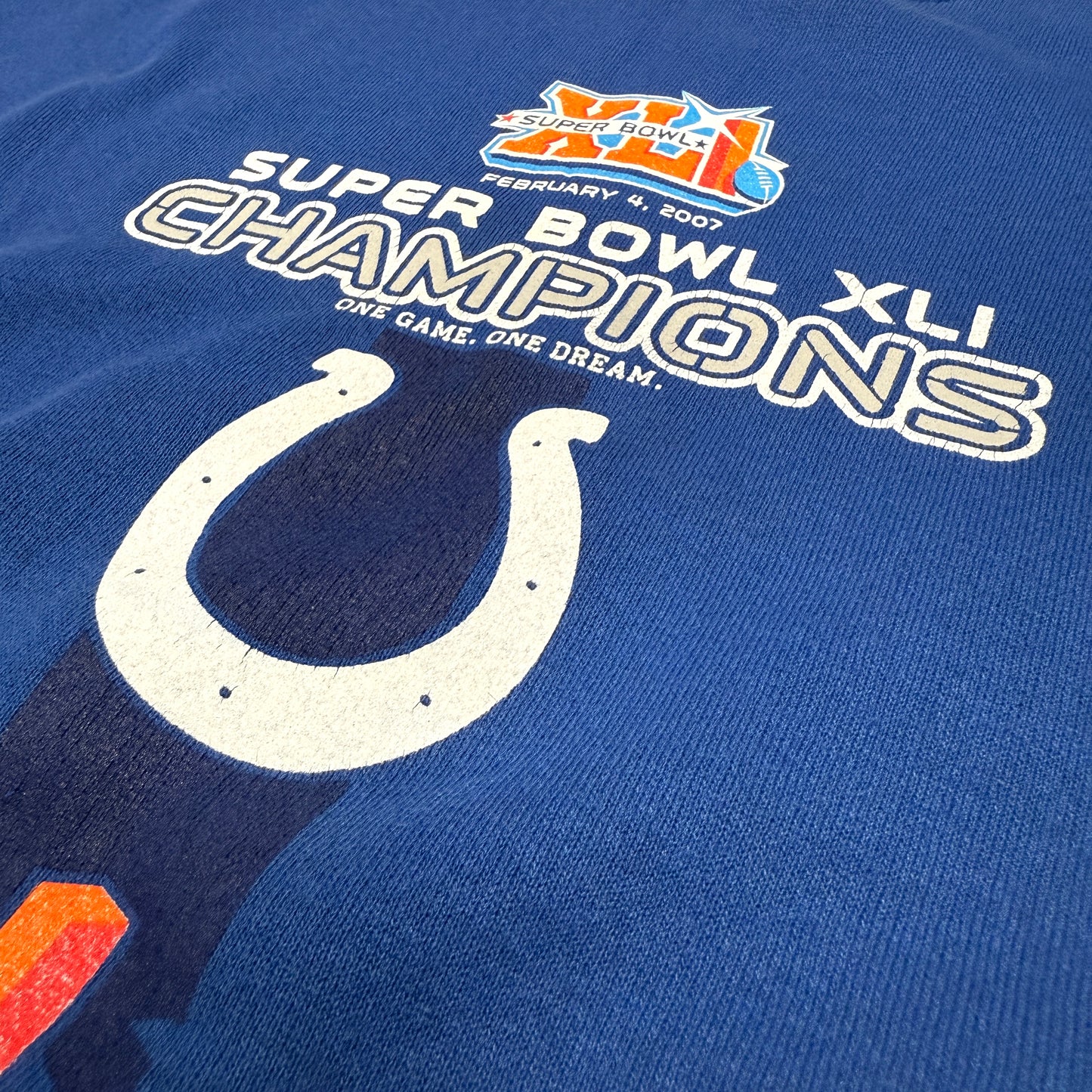Indianapolis Colts - Super Bowl XLI Champions - Größe XXL - Delta NFL Sweatshirt