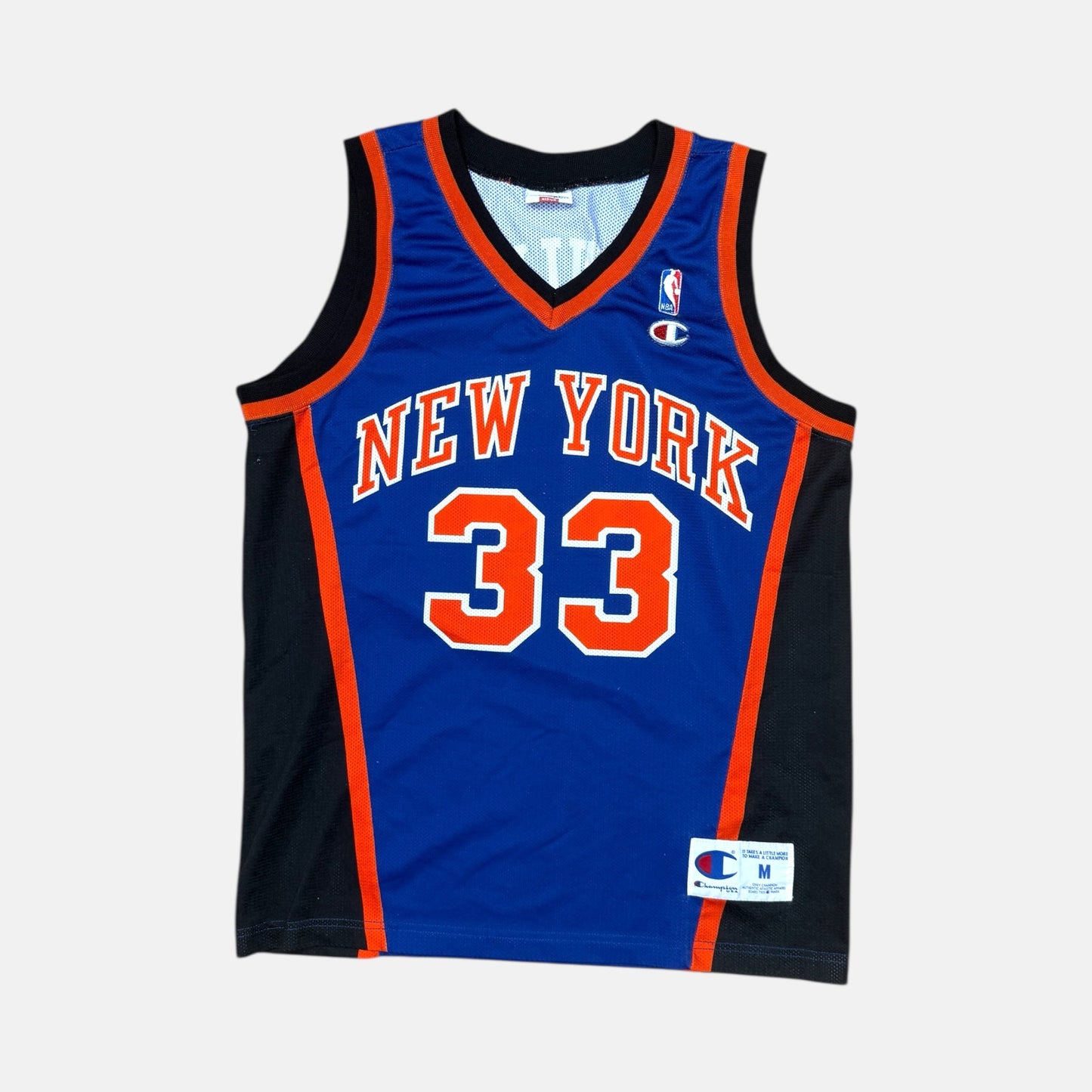 New York Knicks - Patrick Ewing - Größe M - Champion - NBA Trikot