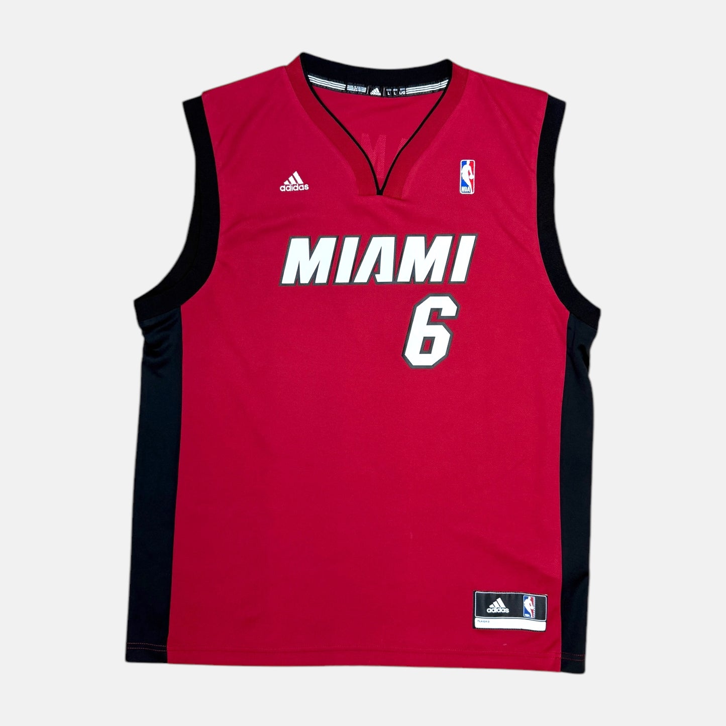 Miami Heat - LeBron James - Größe L - Adidas - NBA Trikot