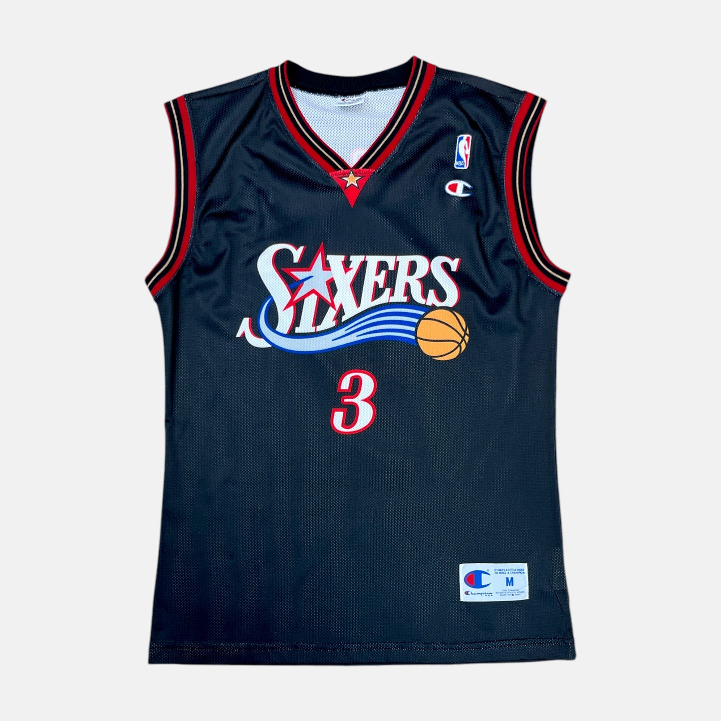 Philadelphia 76ers - Allen Iverson - Größe M - Champion - NBA Trikot