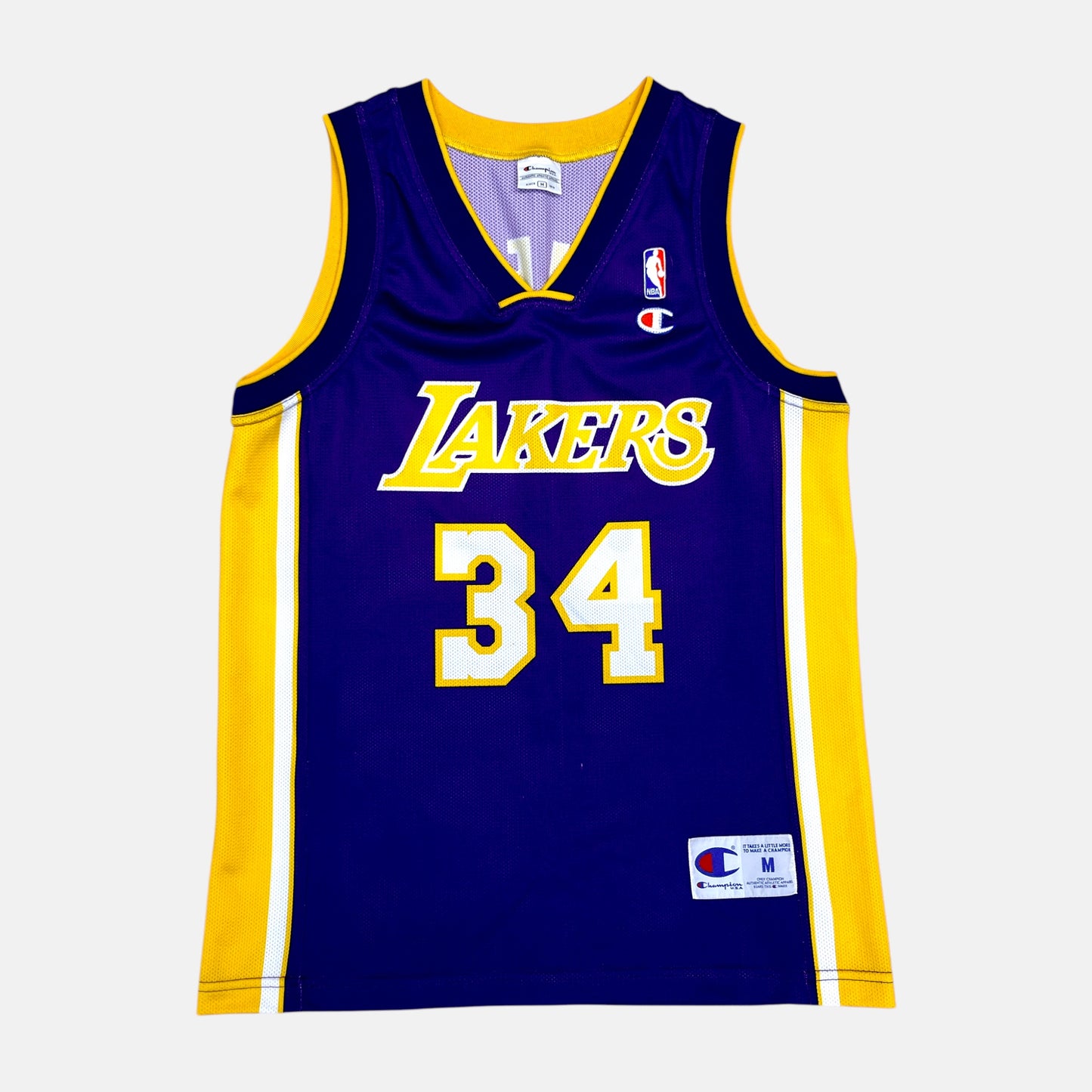 Los Angeles Lakers - Shaquille O’Neal - Größe M - Champion - NBA Trikot