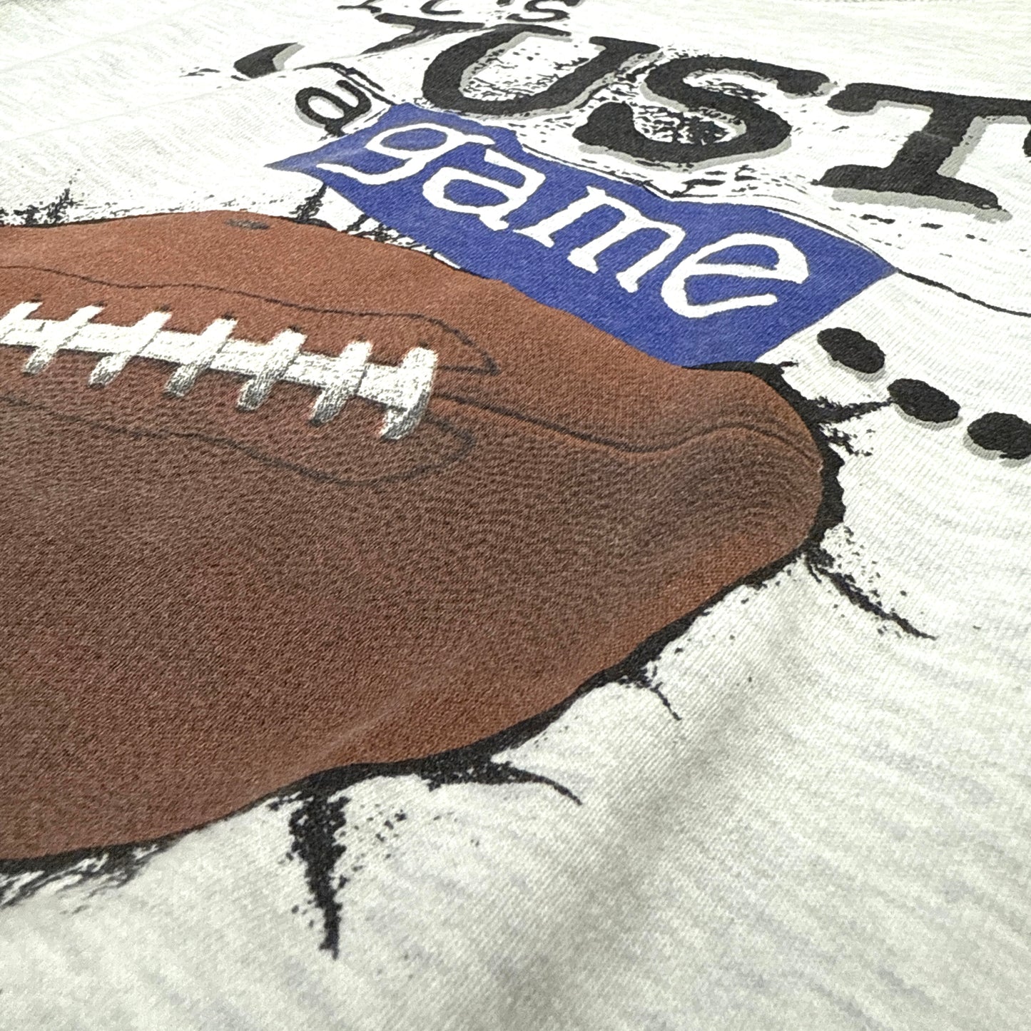 Football is Life Sweatshirt - Größe L - Anvil Knitwear - Vintage Sweater