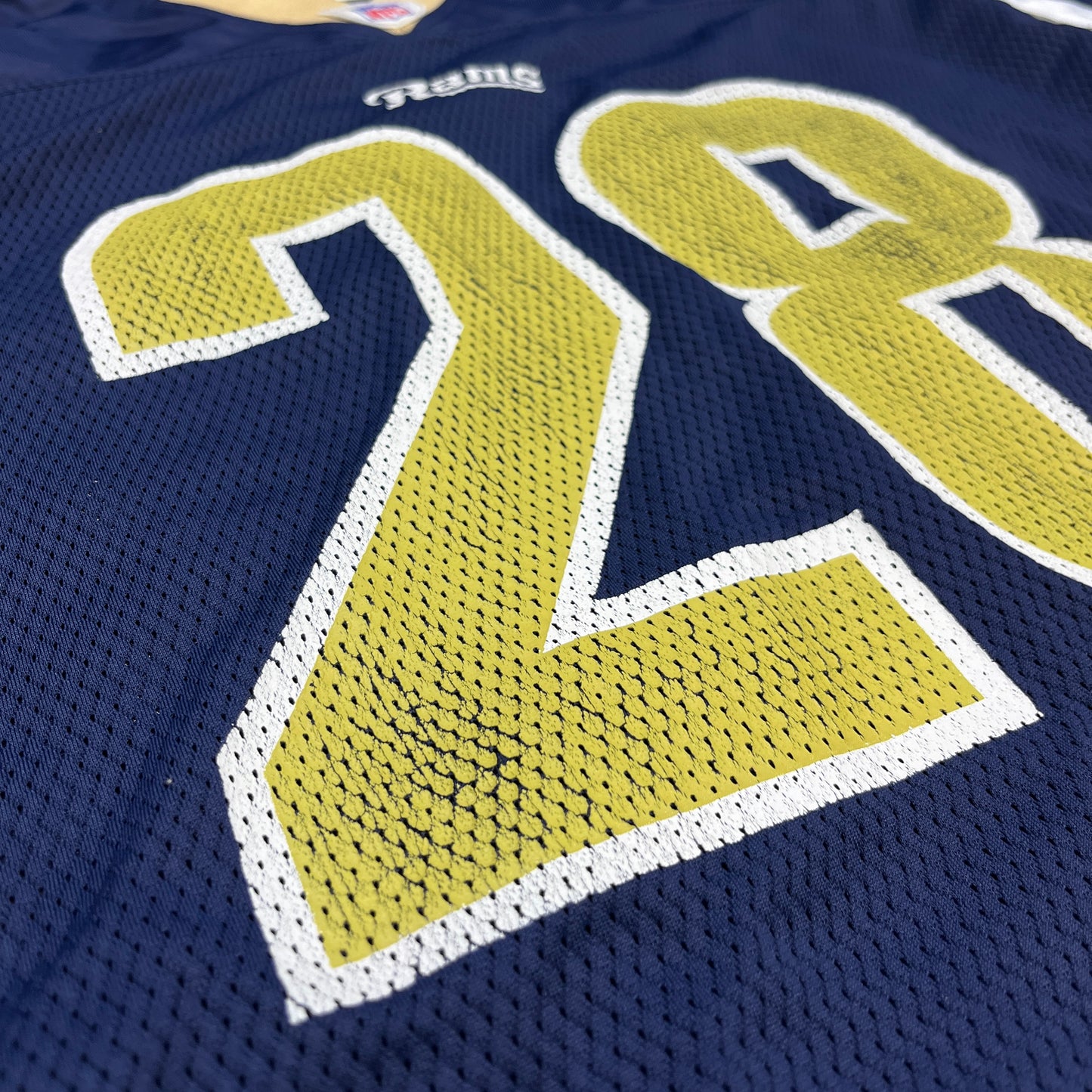 St. Louis Rams - Marshall Faulk - Größe L - Reebok - NFL Trikot