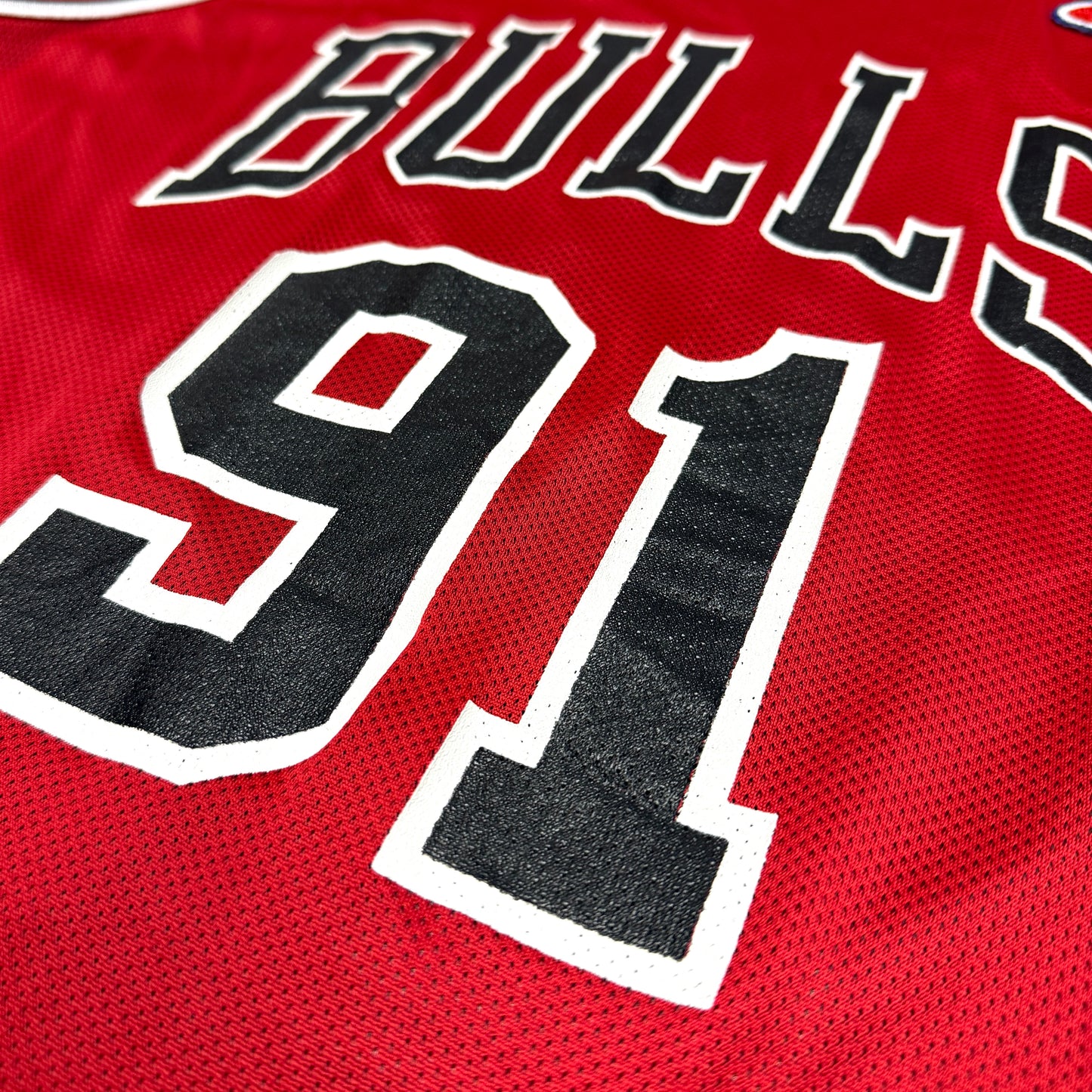 Chicago Bulls - Dennis Rodman - Größe 48 / XL - Champion - NBA Wendetrikot