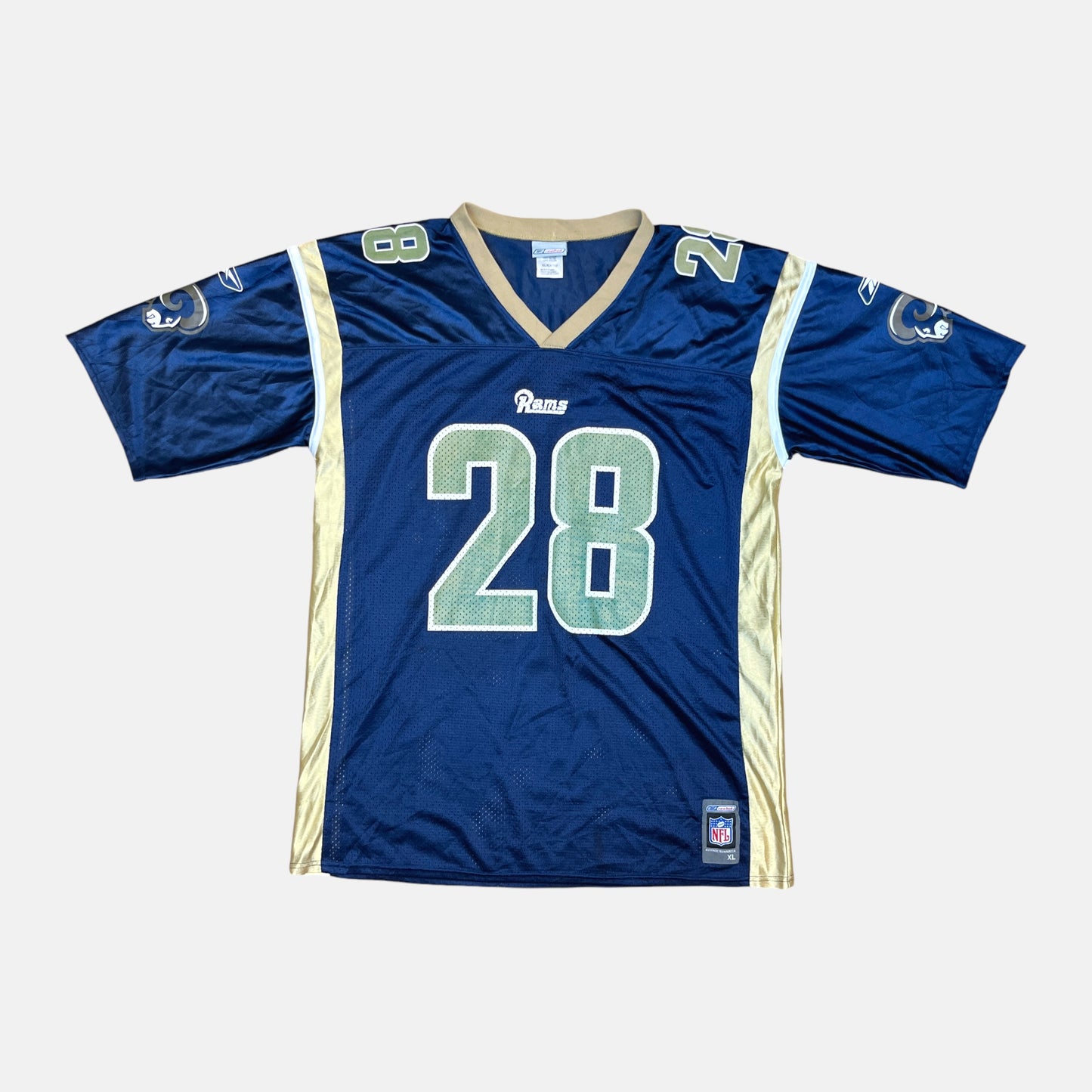 St. Louis Rams - Marshall Faulk - Größe XL - Reebok - NFL Trikot