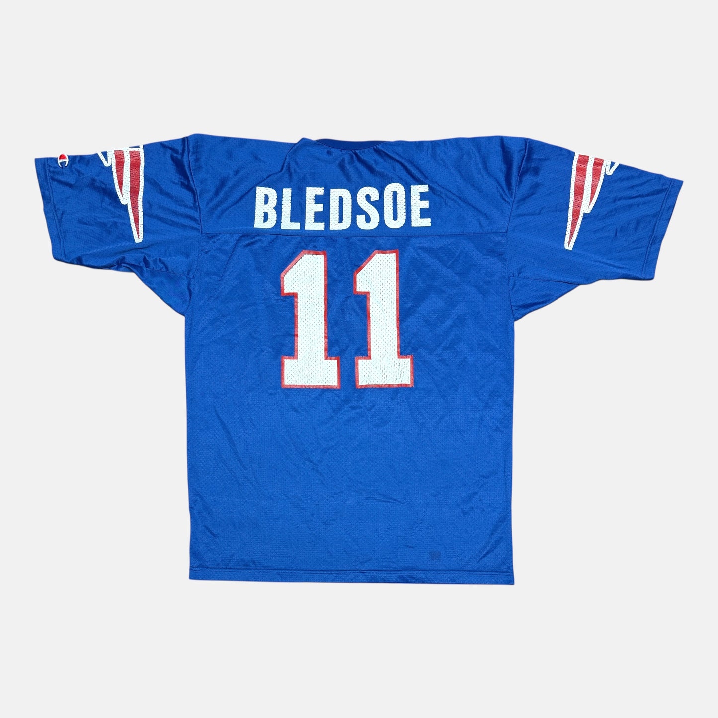 New England Patriots - Drew Bledsoe - Größe L / US48 - Champion - NFL Trikot