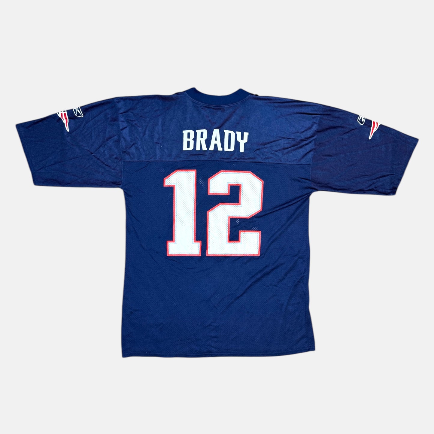 New England Patriots - Tom Brady - Größe L - Reebok - NFL Trikot