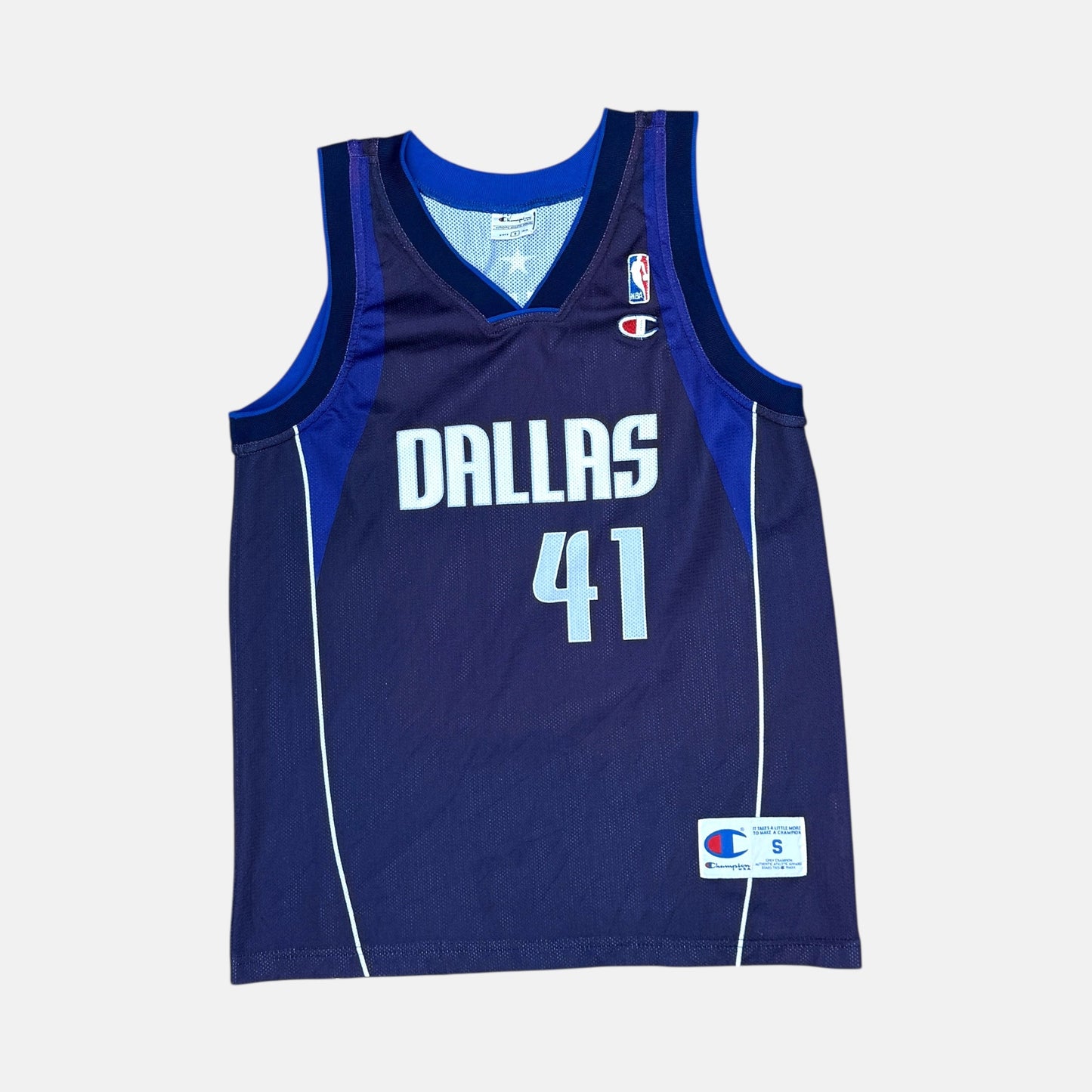Dallas Mavericks - Dirk Nowitzki - Größe S - Champion - NBA Trikot