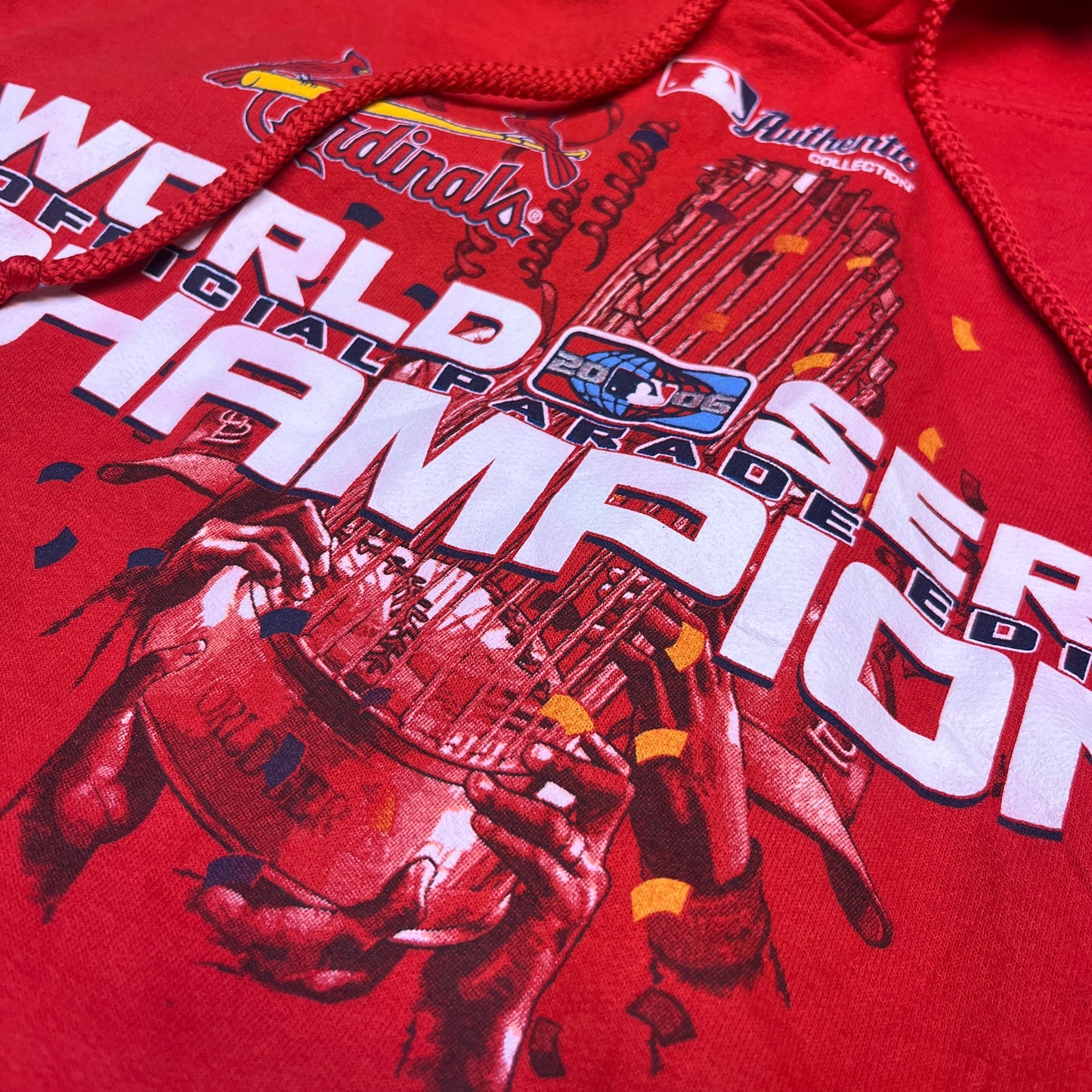 St. Louis Cardinals - World Series 2006 Sweater - Größe L - Gildan MLB Hoodie