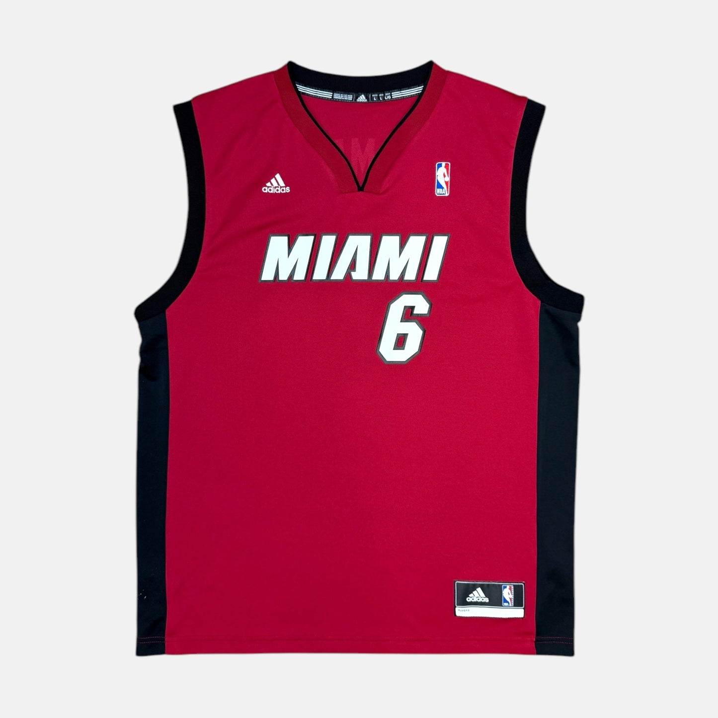 Miami Heat - LeBron James - Größe L - Adidas - NBA Trikot