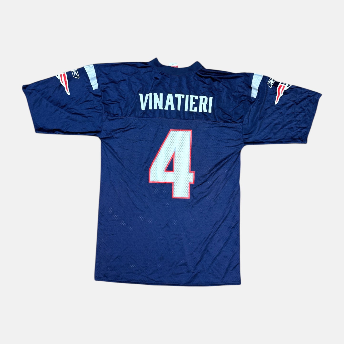 New England Patriots - Adam Vinatieri - Größe L - Reebok - NFL Trikot