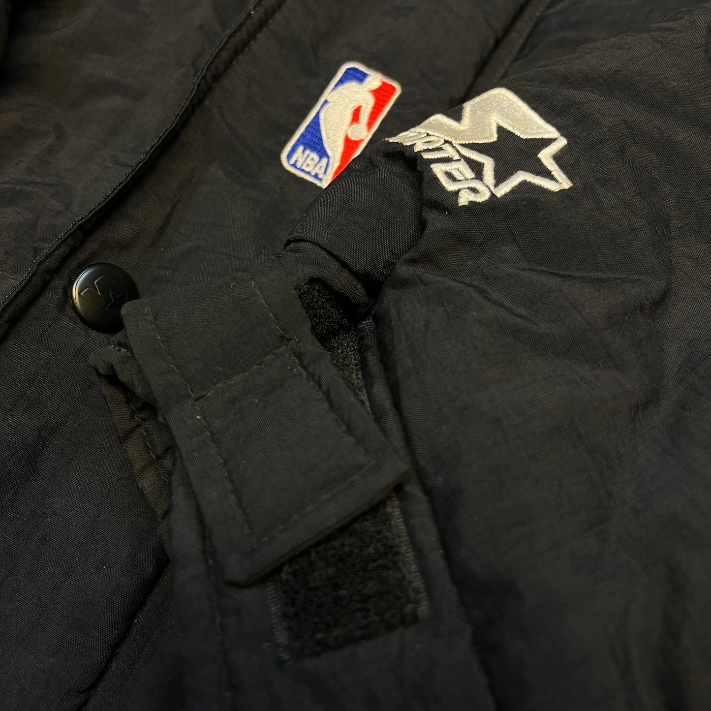 Chicago Bulls - gefütterte NBA Jacke - Größe L - Starter Parka
