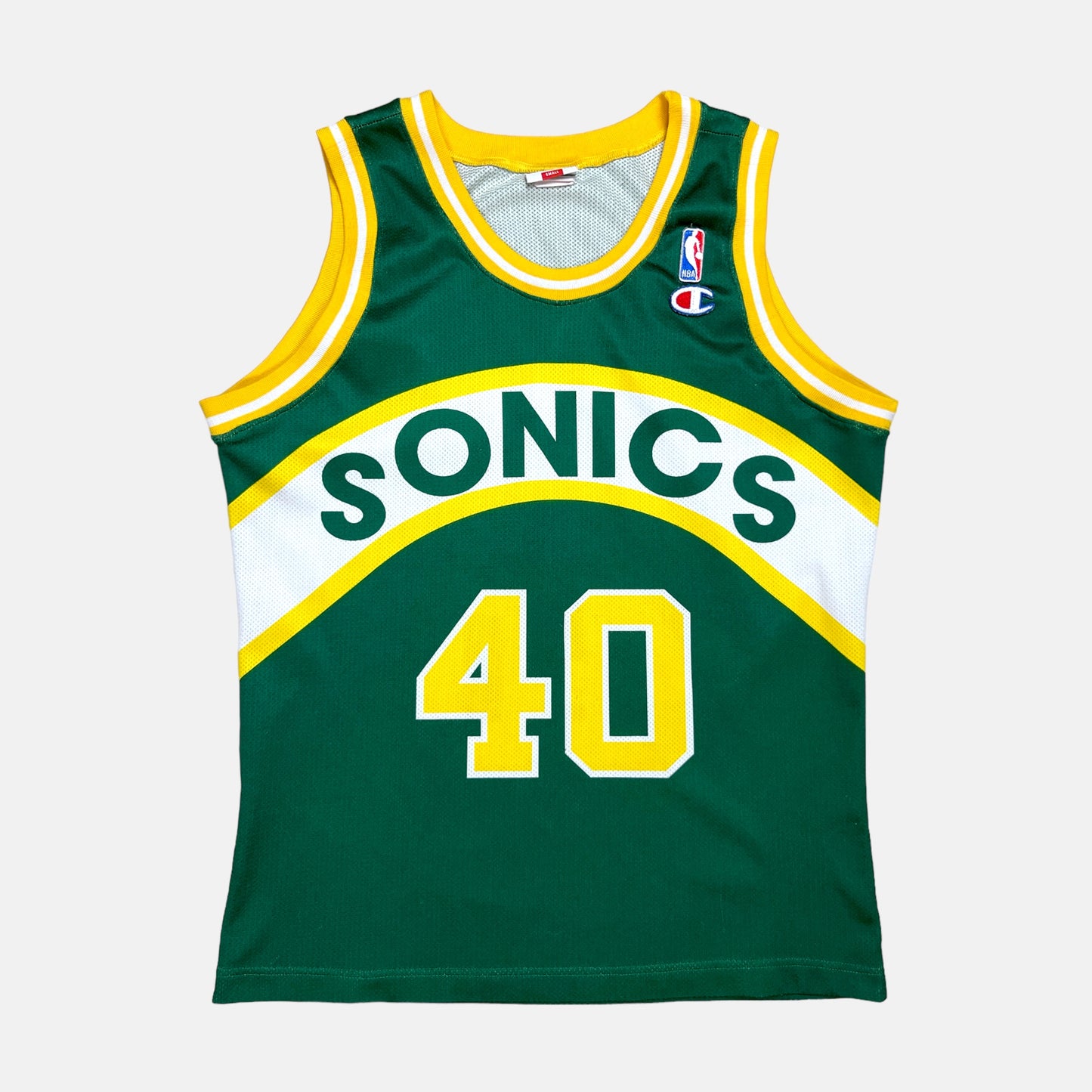 Seattle Supersonics - Shawn Kemp - Größe S - Champion - NBA Trikot