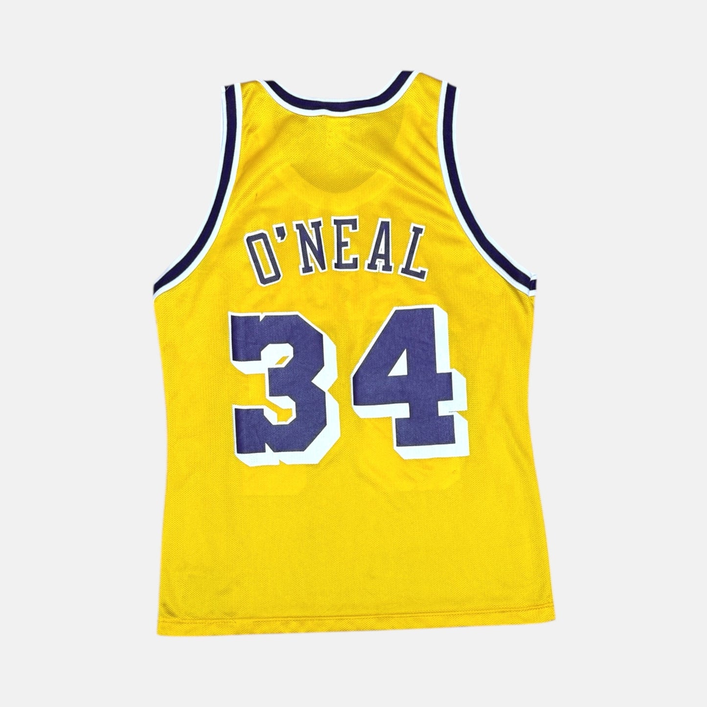 Los Angeles Lakers - Shaquille O’Neal - Größe M / US40 - Champion - NBA Trikot