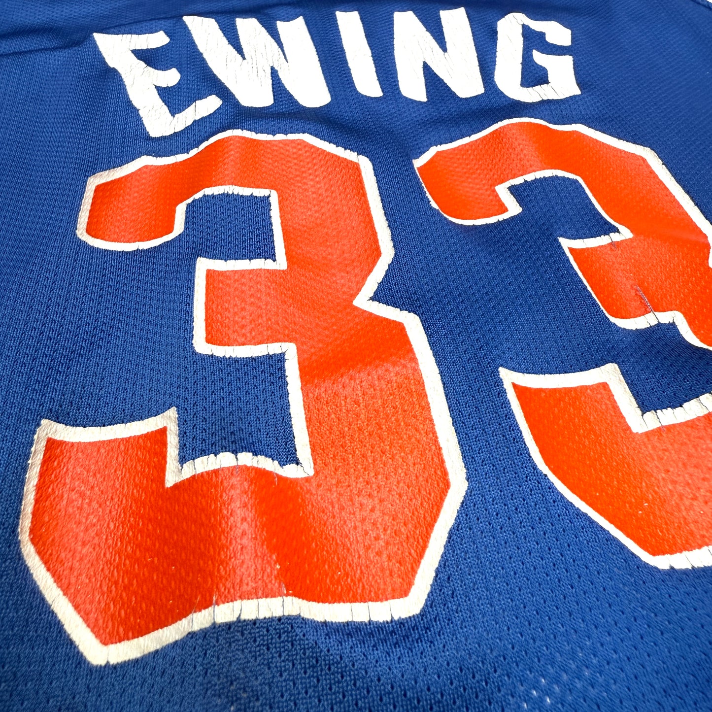 New York Knicks - Patrick Ewing - Größe M / US40 - Champion - NBA Trikot