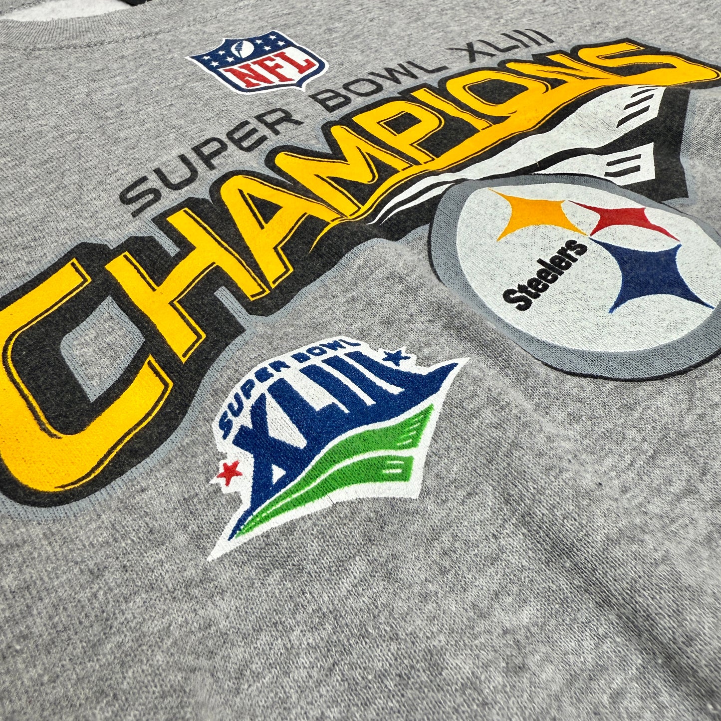 Pittsburgh Steelers - Super Bowl XLIII 2009 - Größe L - NFL Sweatshirt