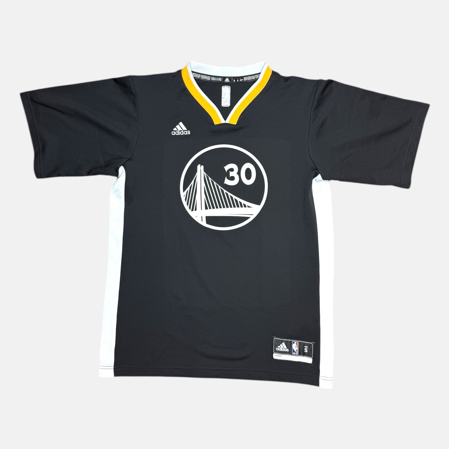Golden State Warriors - Stephen Curry - Größe S - Adidas - NBA Trikot mit Ärmeln