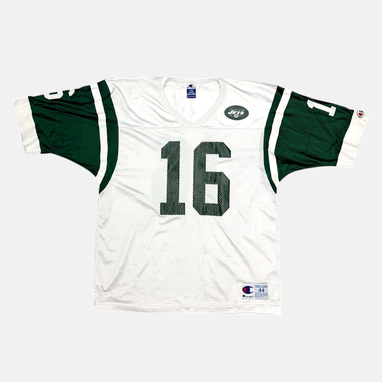 New York Jets - Vinny Testaverde - Größe 44 / L - Champion - NFL Trikot