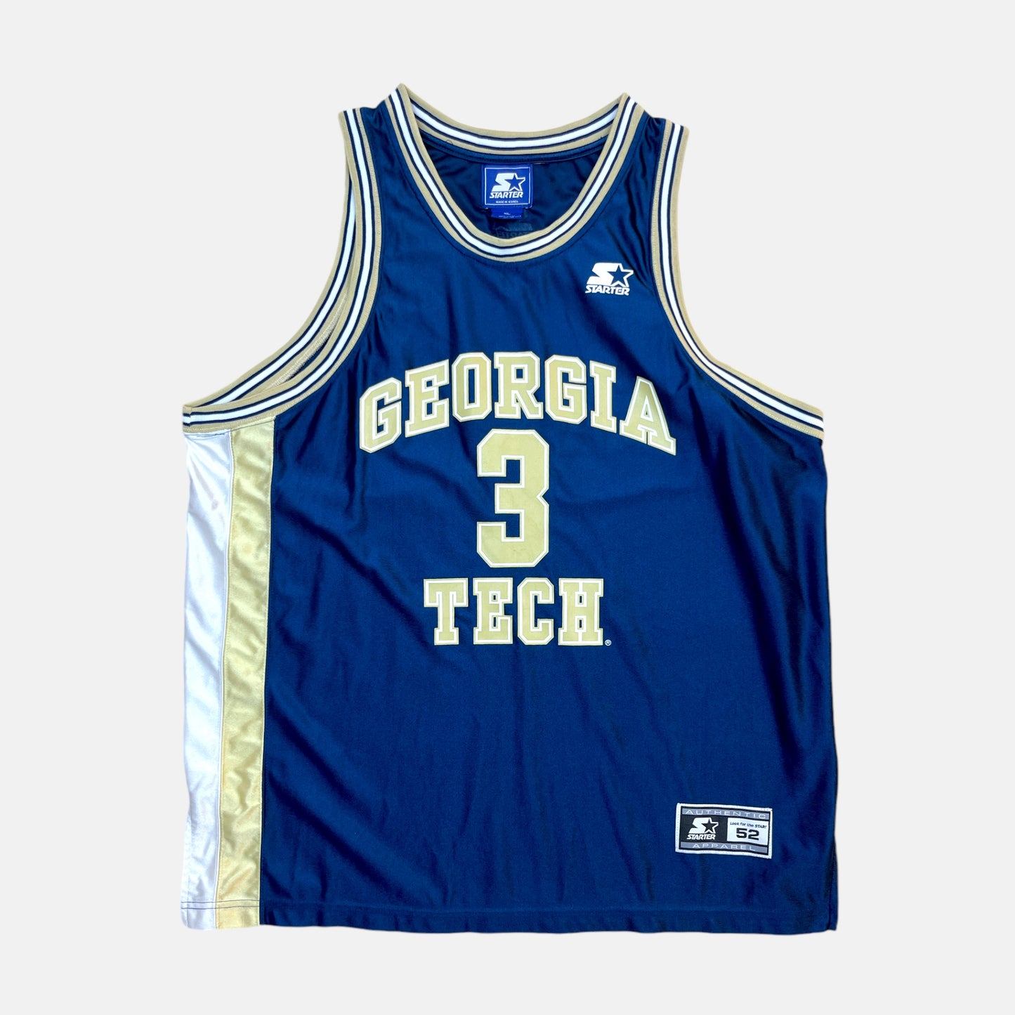 Georgia Tech Yellow Jackers - Stephon Marbury - Größe 52 / XXL - Starter - NCAA Trikot