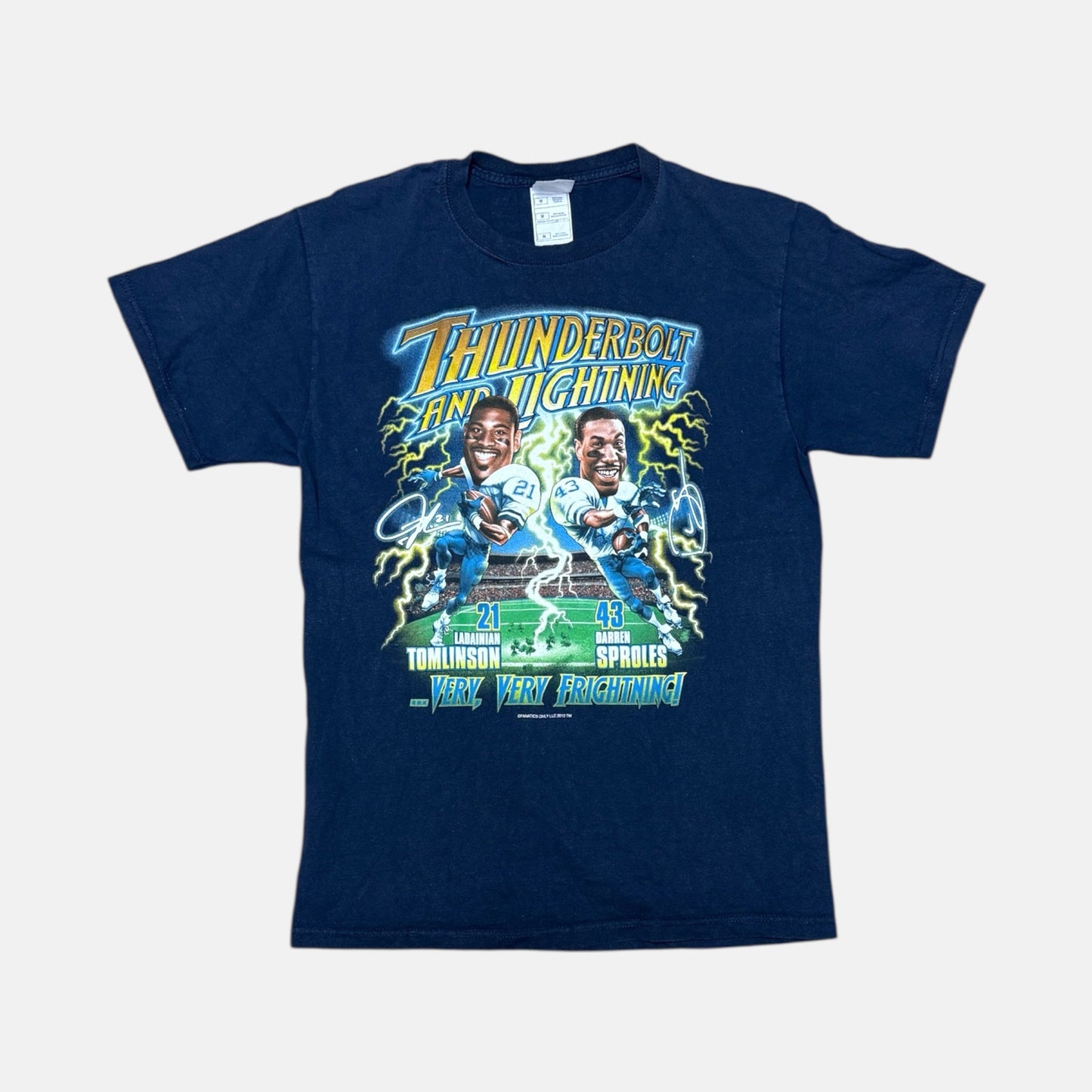 San Diego Chargers Shirt - Thunderbolt and Lightning - Größe M - NFL T-Shirt