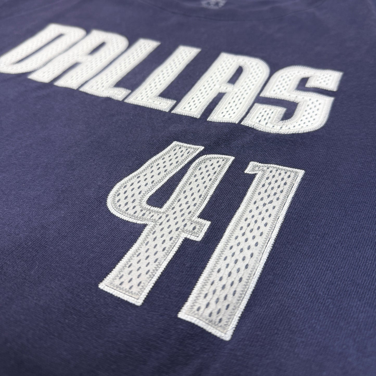 Dallas Mavericks - Dirk Nowitzki - Größe M - Adidas - NBA Name and Number Shirt