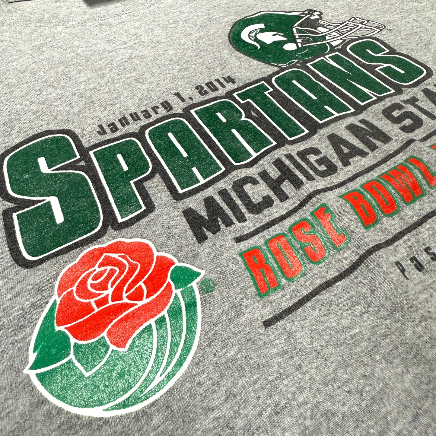 Michigan State Spartans - 2014 Rose Bowl - Größe L - NCAA Longsleeve