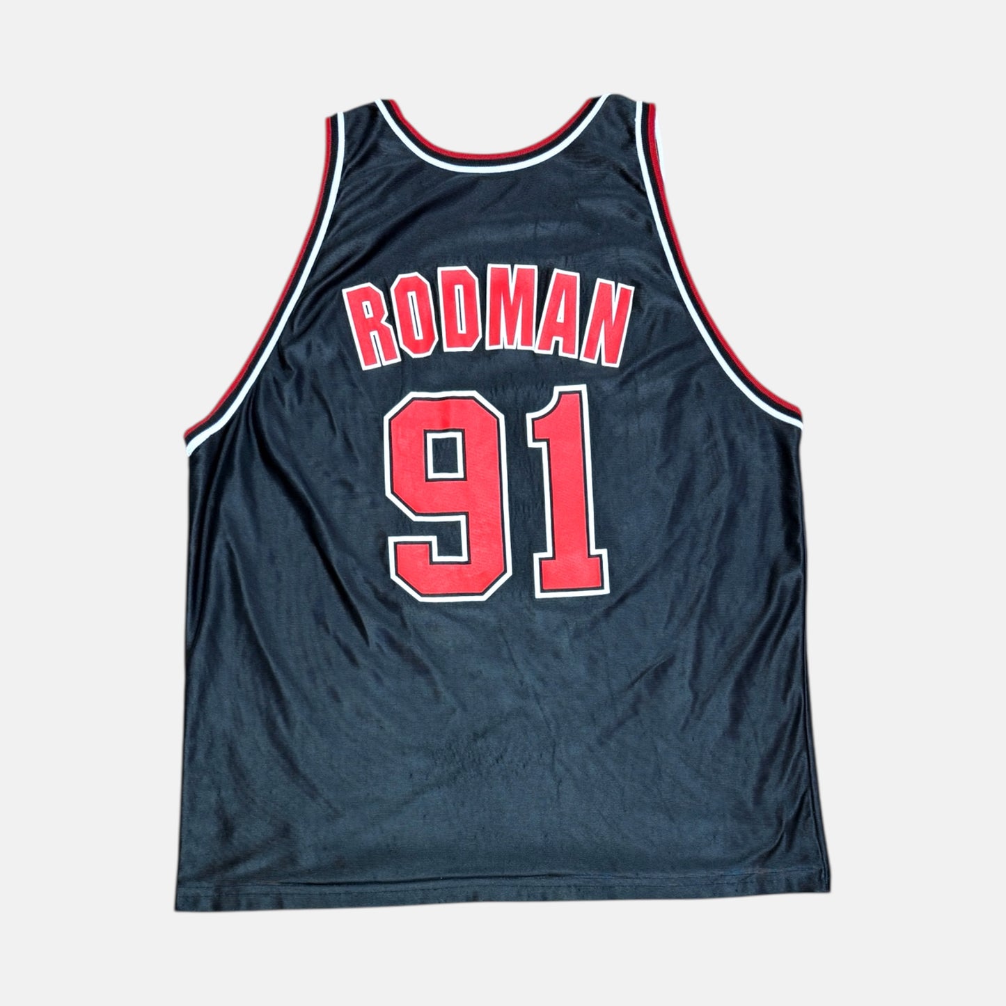 Chicago Bulls - Dennis Rodman - Größe 48 / XL - Champion - NBA Wendetrikot