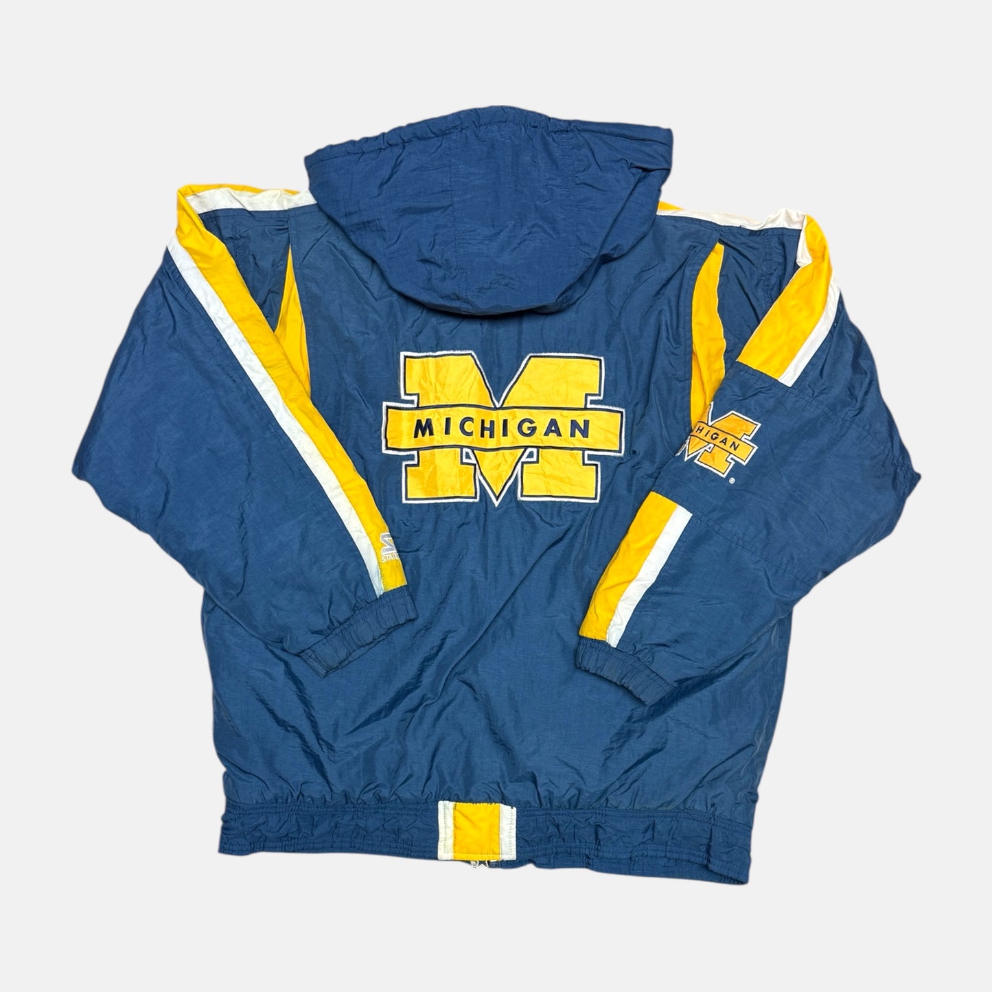 Michigan Wolverines - gefütterte NCAA Jacke - Größe L - Starter
