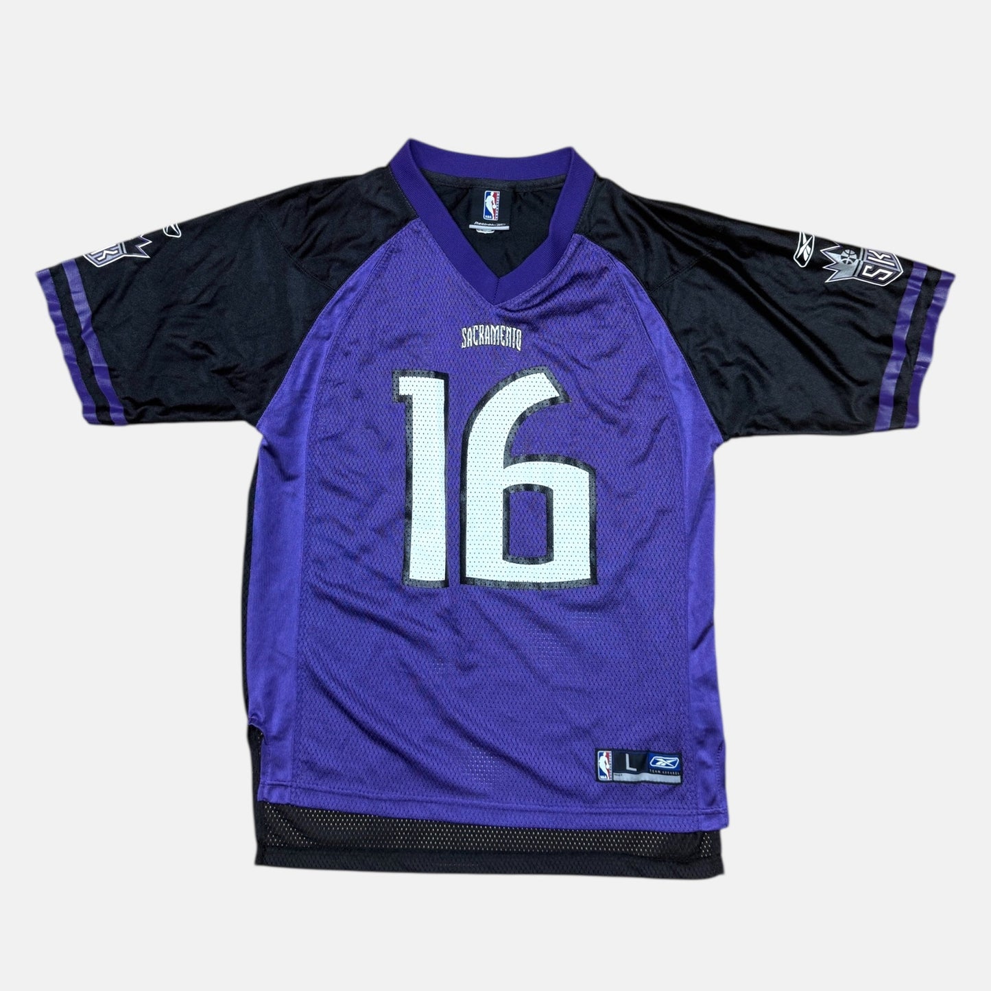 Sacramento Kings - Peja Stojakovic - Größe Youth L - Reebok - NFL x NBA Trikot