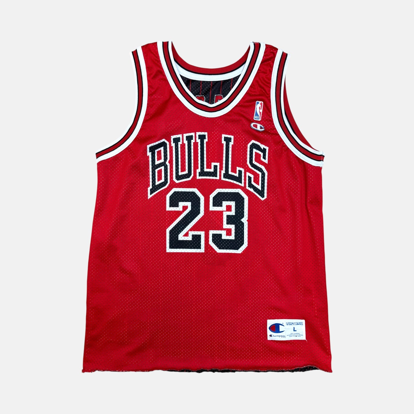 Chicago Bulls - Michael Jordan - Größe L - Champion - NBA Reversible Trikot