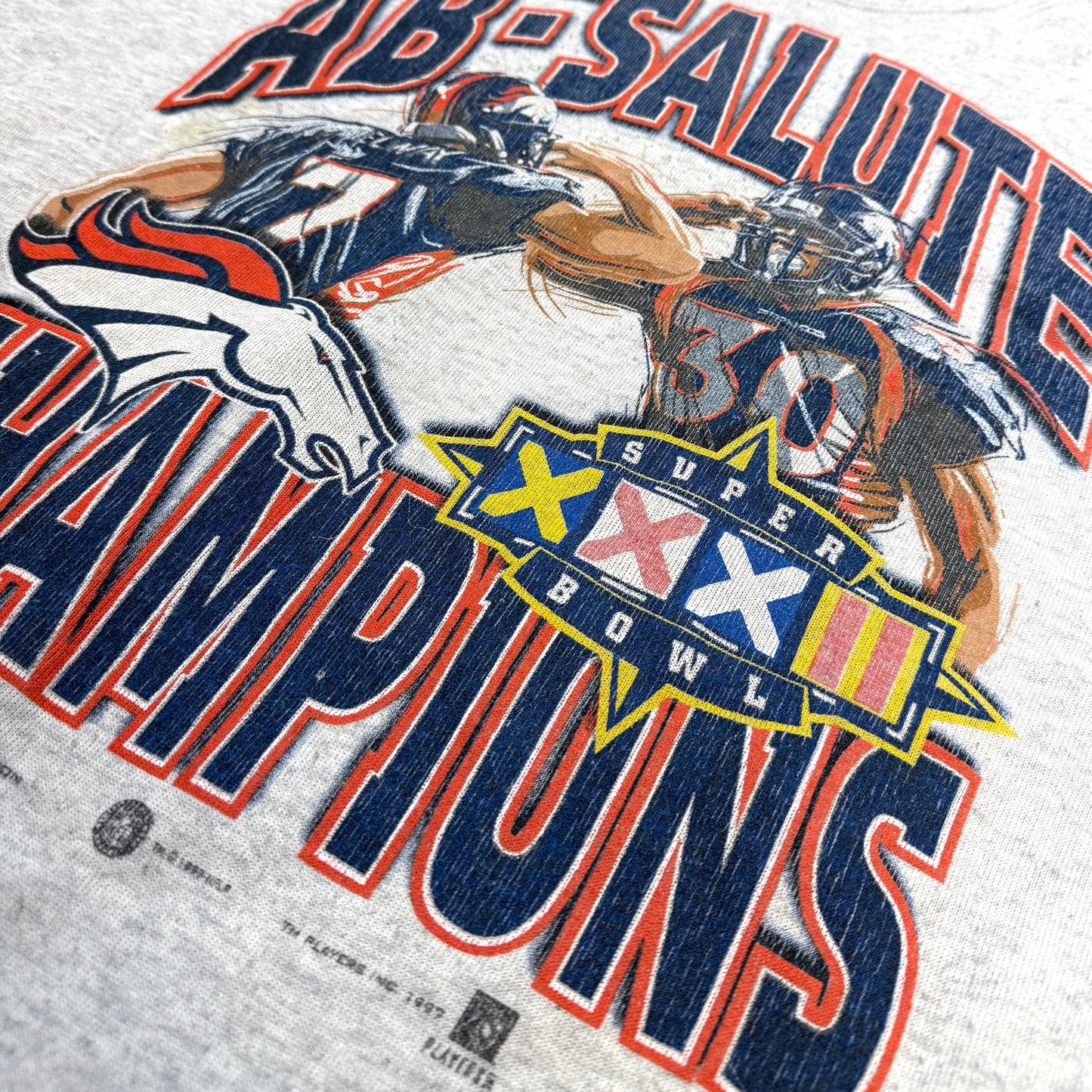 Denver Broncos - Ab-Salute Champions Super Bowl XXXII - Größe L - Delta NFL Sweatshirt