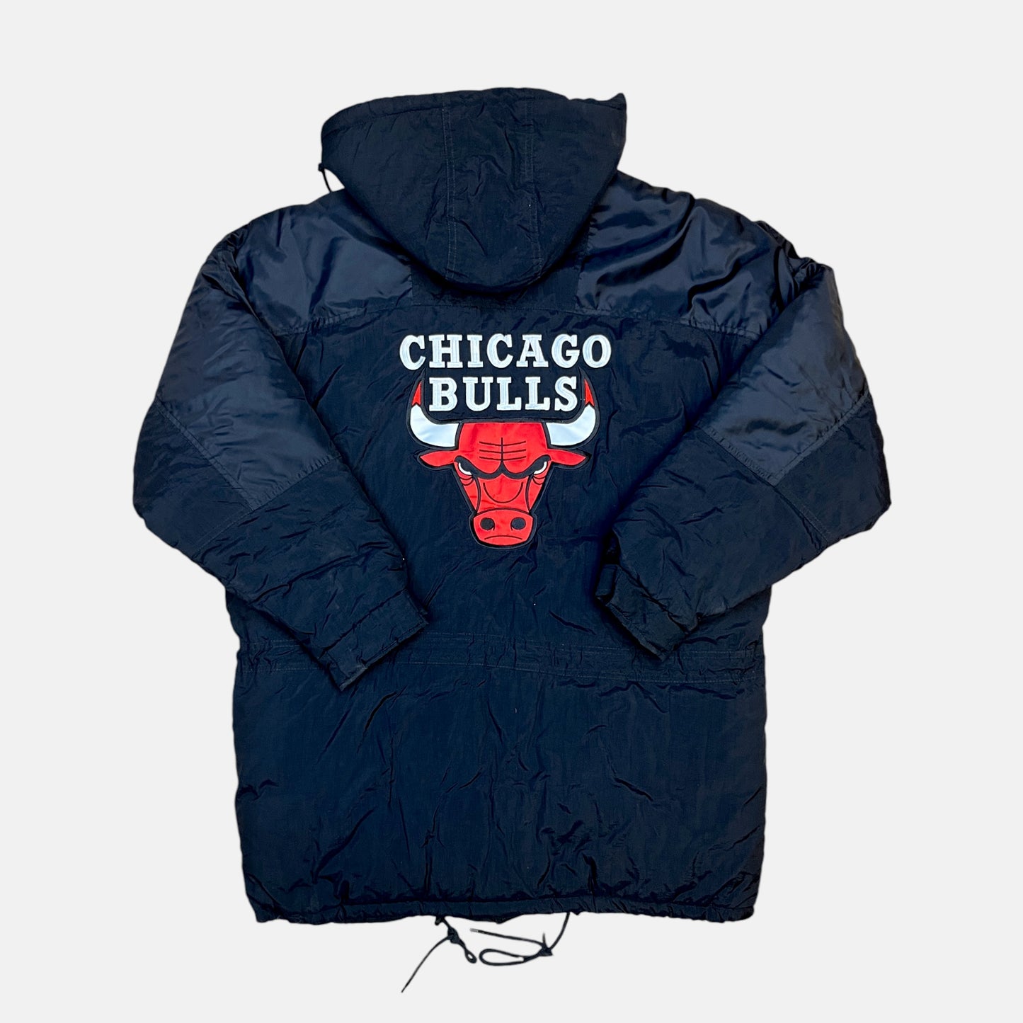 Chicago Bulls - gefütterte NBA Jacke - Größe L - Starter Parka