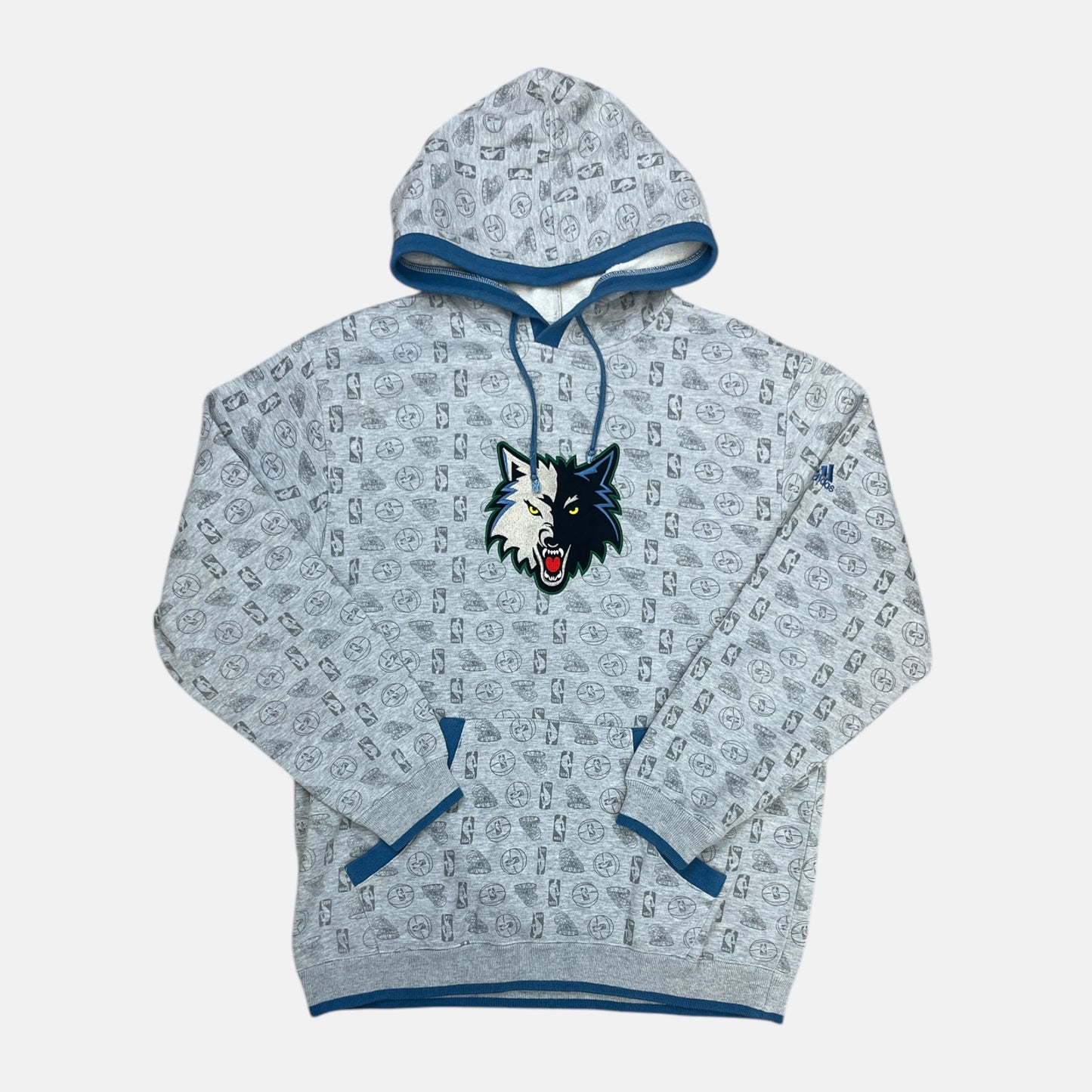 Minnesota Timberwolves - Hoodie - Größe M - Adidas NBA Sweatshirt