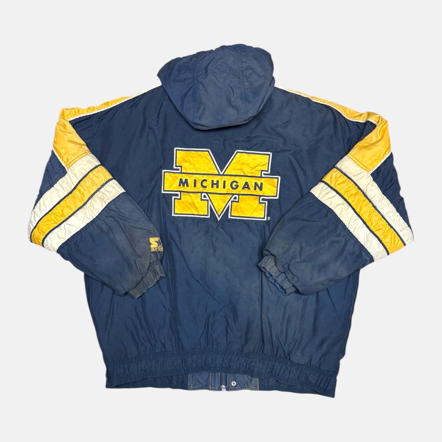 Michigan Wolverines - gefütterte NCAA Jacke - Größe L - Starter