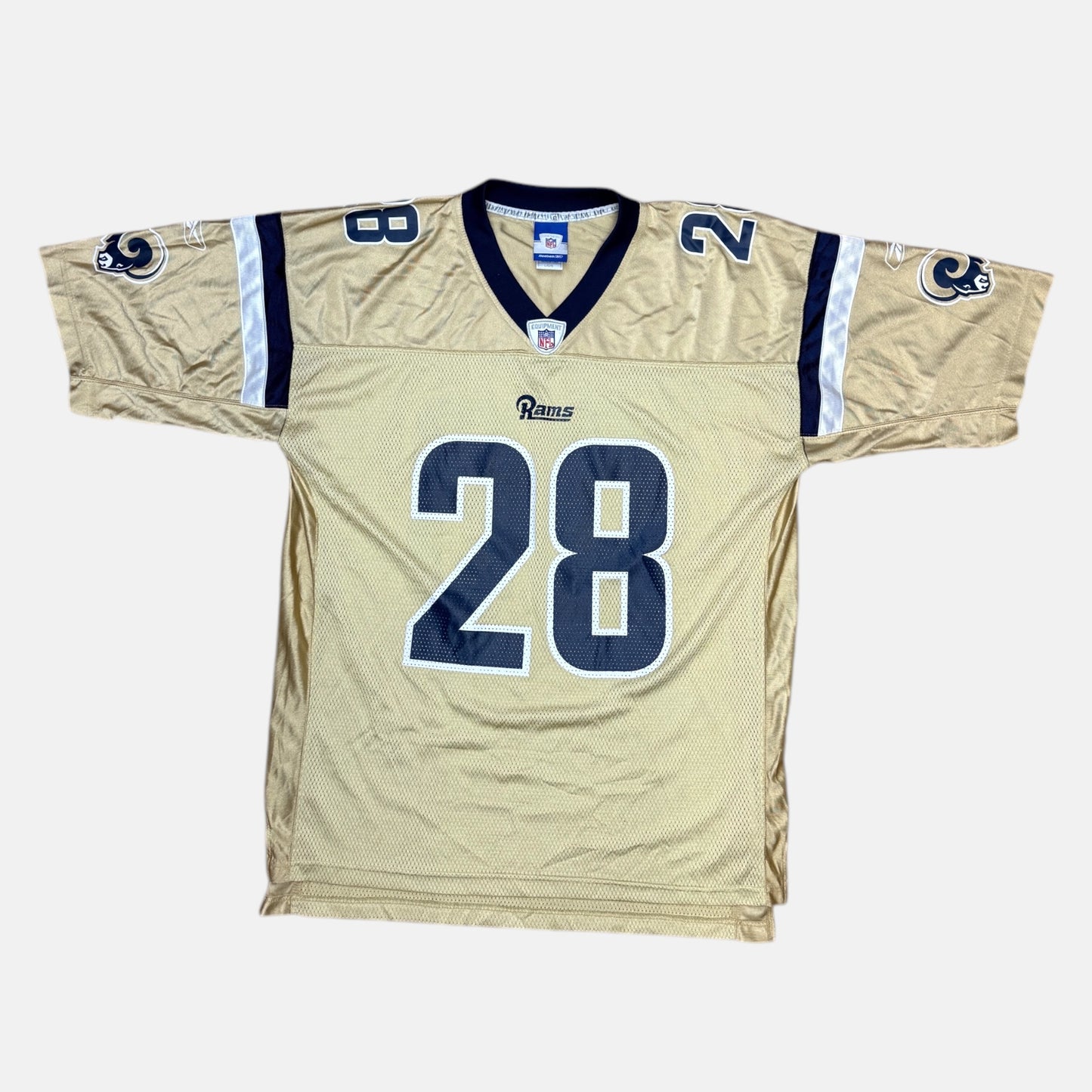 St. Louis Rams - Marshall Faulk - Größe L - Reebok - NFL Trikot