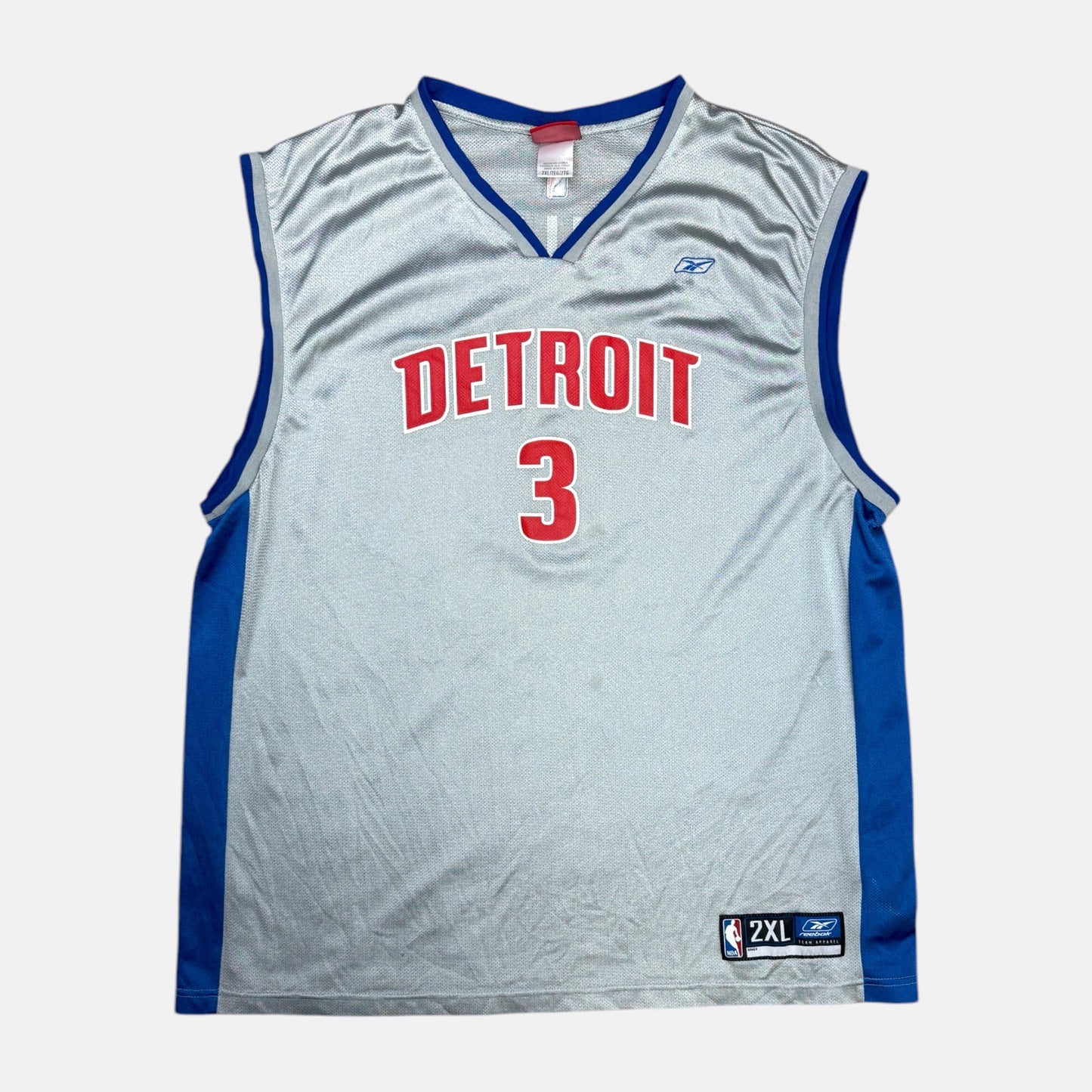 Detroit Pistons - Ben Wallace - Größe XXL - Reebok - NBA Trikot