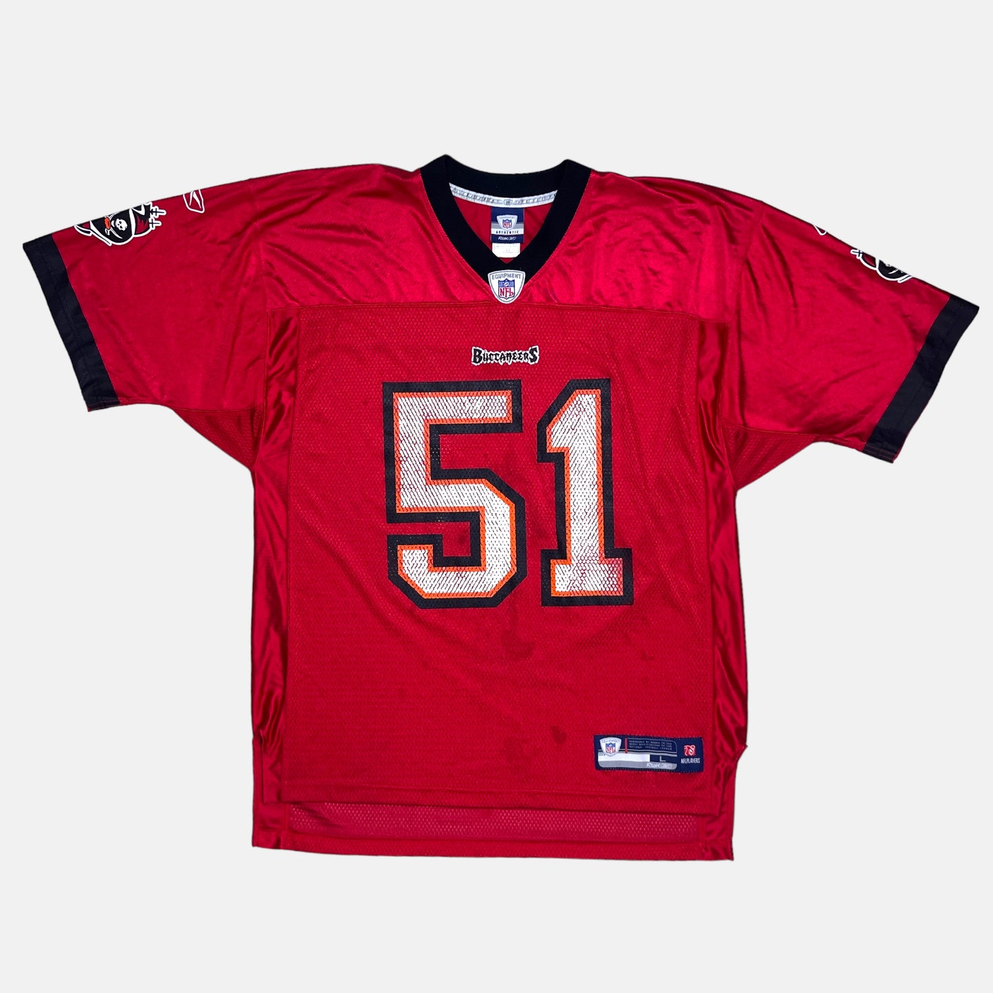Tampa Bay Buccaneers - Barrett Ruud - Größe L - Reebok - NFL Trikot