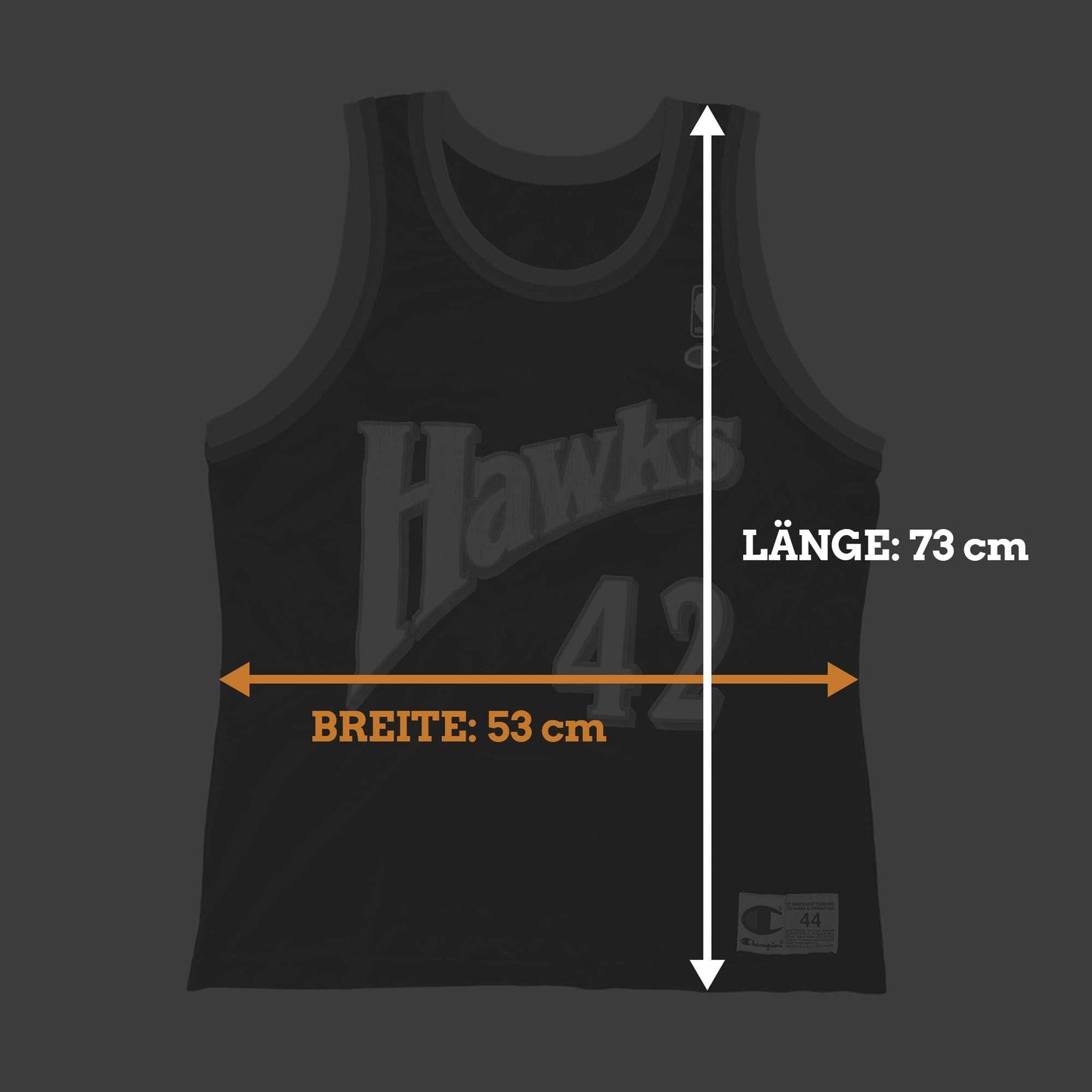 Atlanta Hawks - Kevin Willis - Größe L / US44 - Champion - NBA Trikot