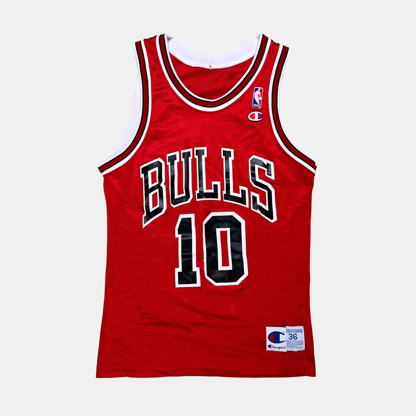 Chicago Bulls - BJ Armstrong - Größe 36 / S - Champion - NBA Trikot