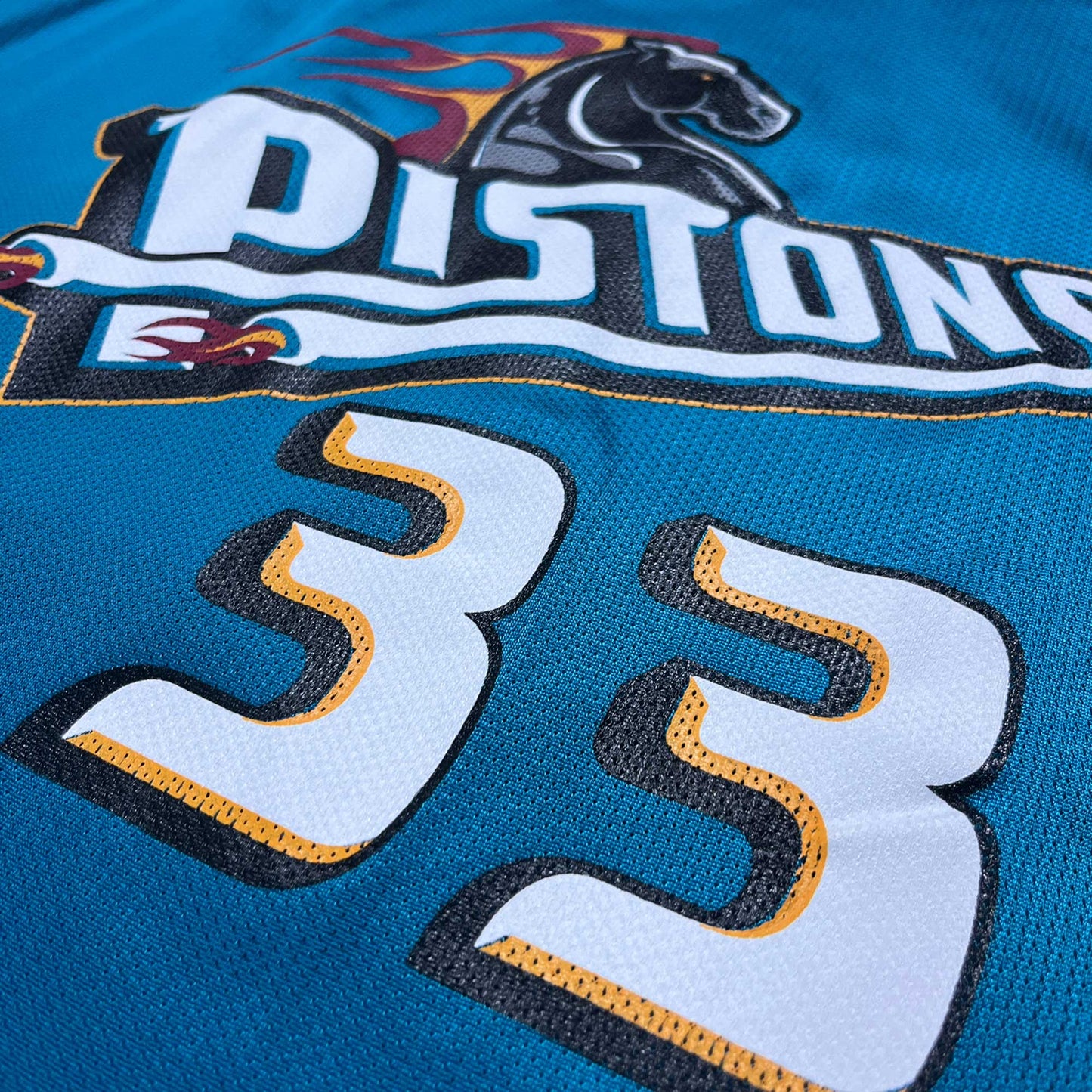 Detroit Pistons - Grant Hill - Größe XL / US 48 - Champion - NBA Trikot