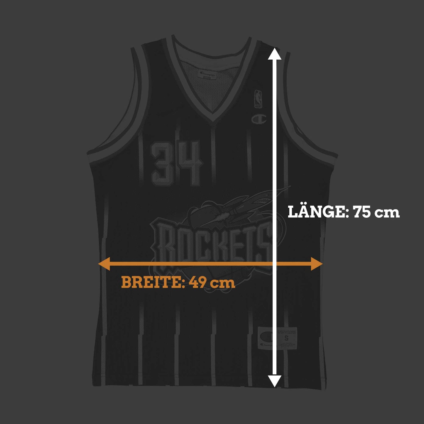 Houston Rockets - Hakeem Olajuwon - Größe S - Champion - NBA Trikot
