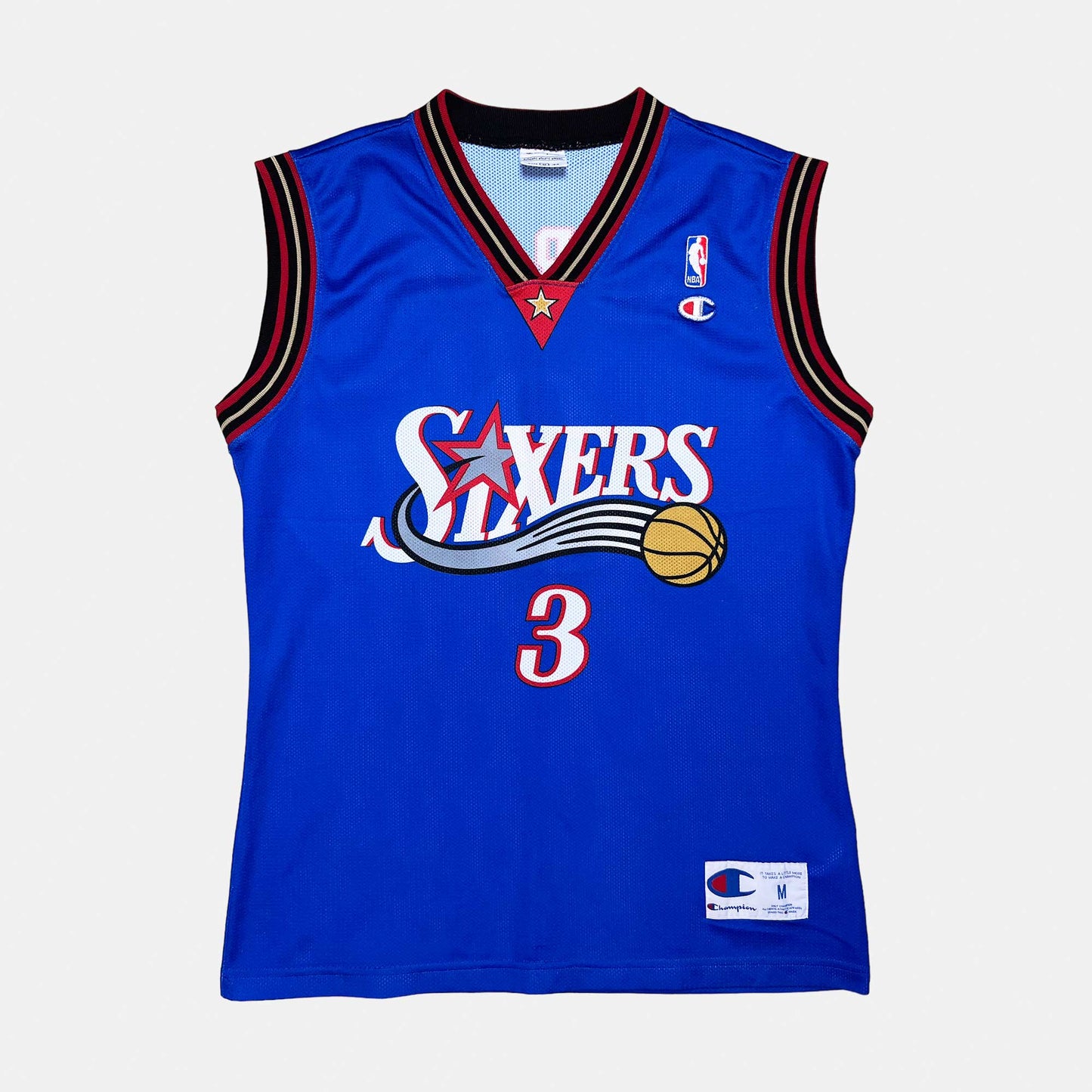 Philadelphia 76ers - Allen Iverson - Größe M - Champion - NBA Trikot