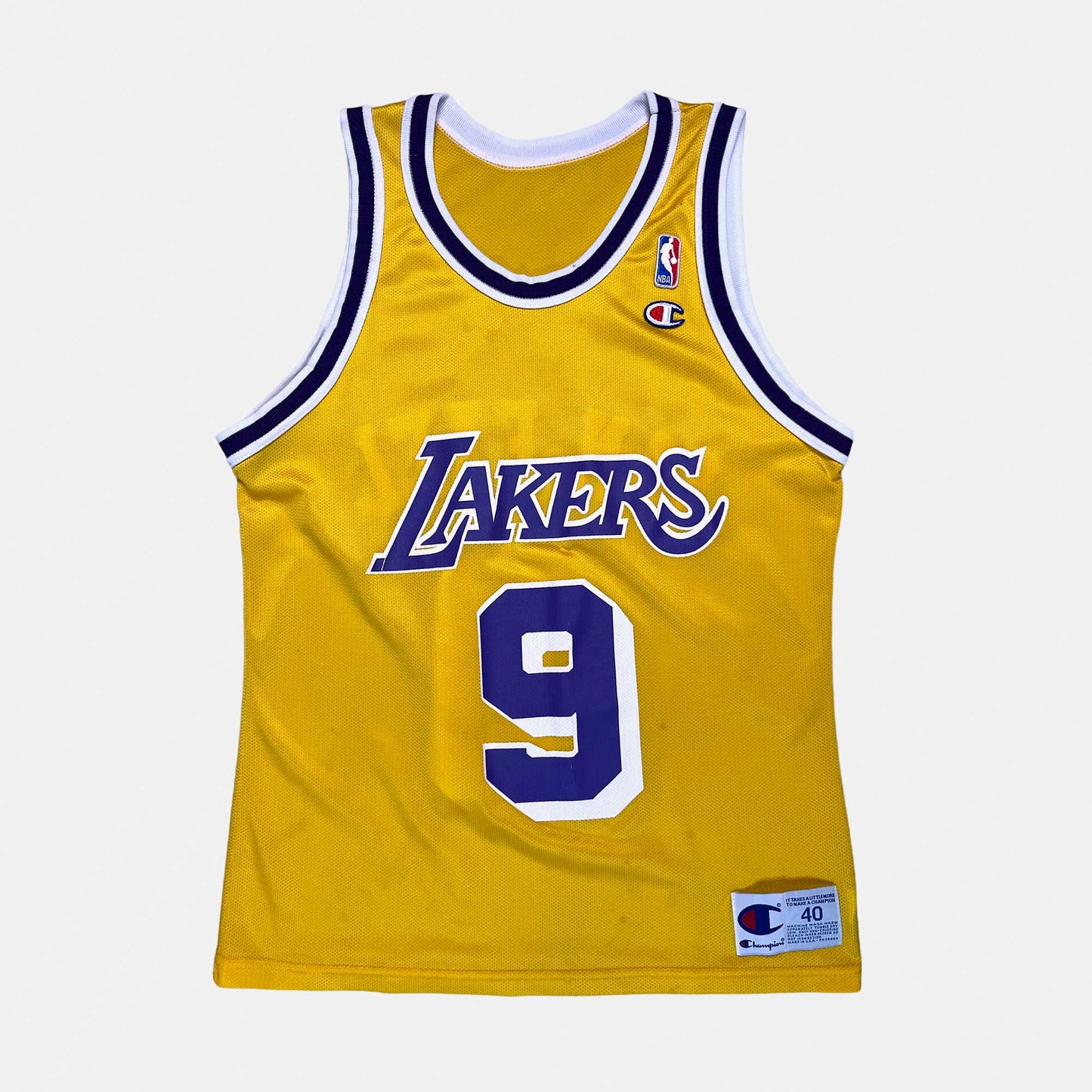 Los Angeles Lakers - Nick Van Exel - Größe M / US40 - Champion - NBA Trikot